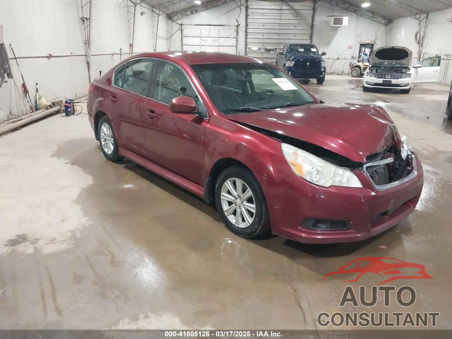 SUBARU LEGACY 2011 - 4S3BMBC63B3258457