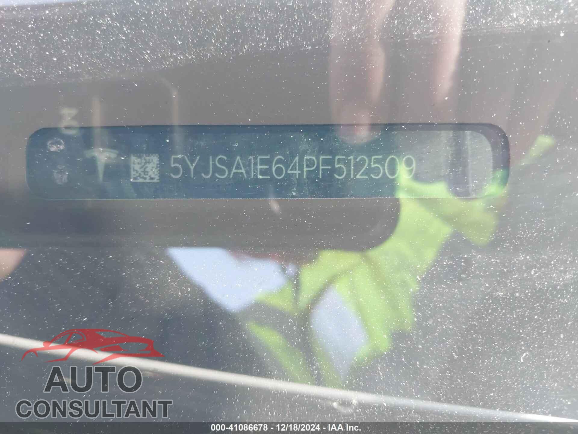 TESLA MODEL S 2023 - 5YJSA1E64PF512509