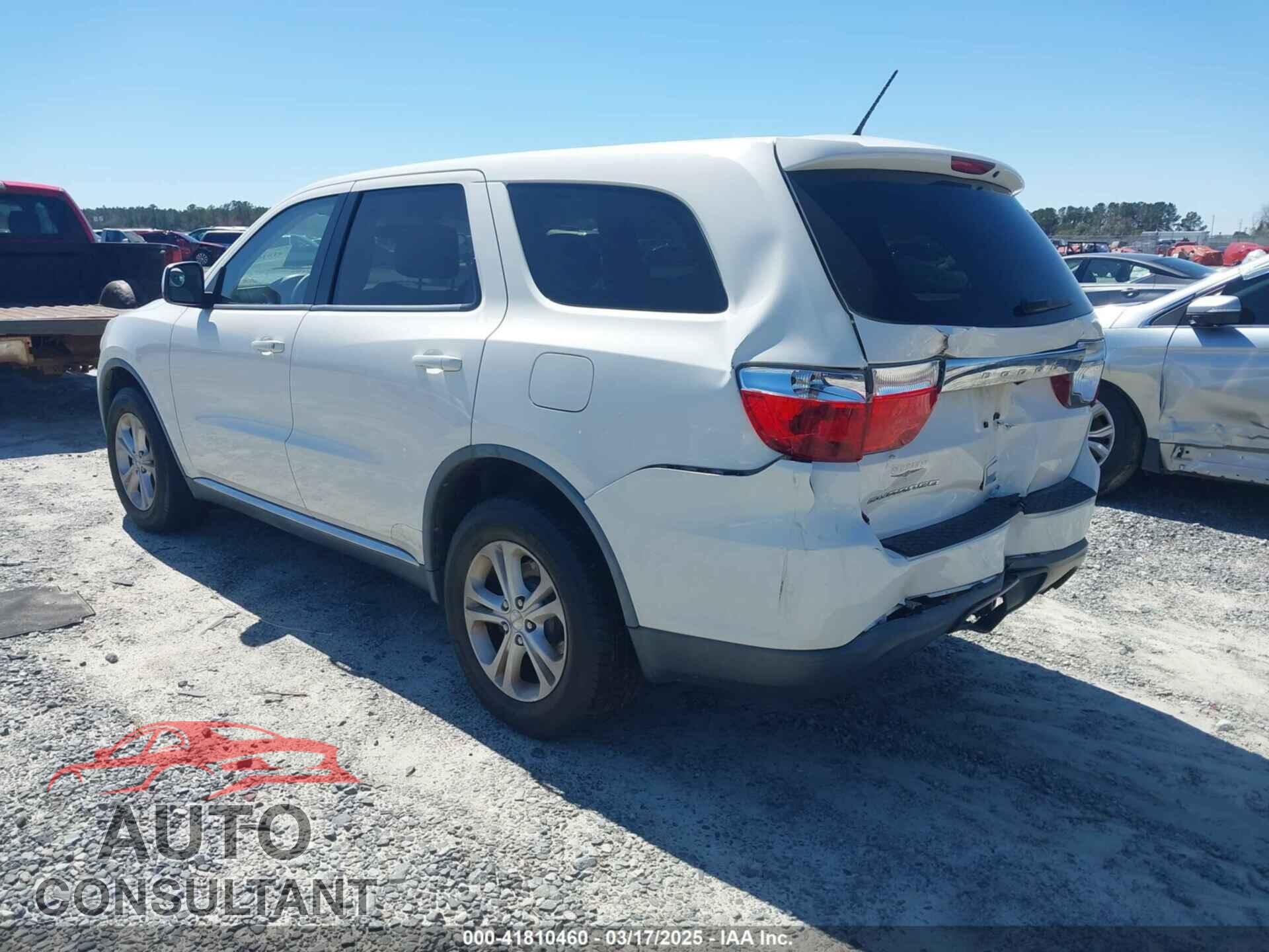 DODGE DURANGO 2011 - 1D4RD2GG6BC618325
