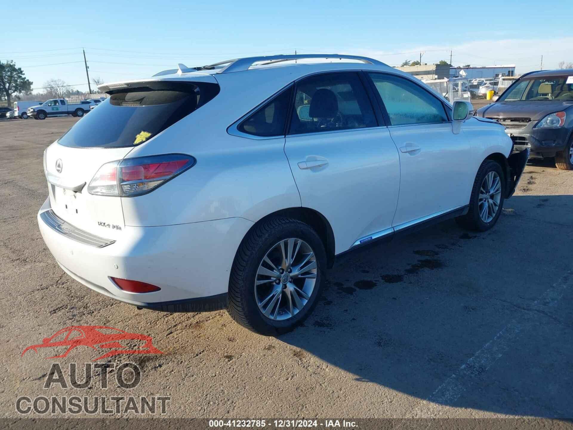 LEXUS RX 450H 2013 - JTJBC1BA7D2437335