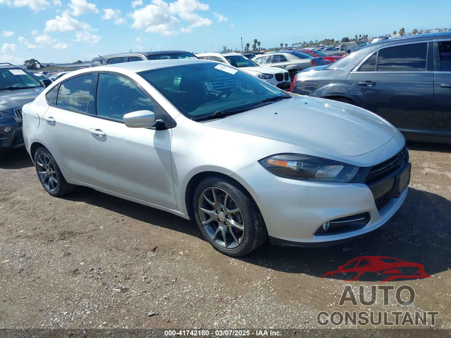 DODGE DART 2013 - 1C3CDFBA8DD309339