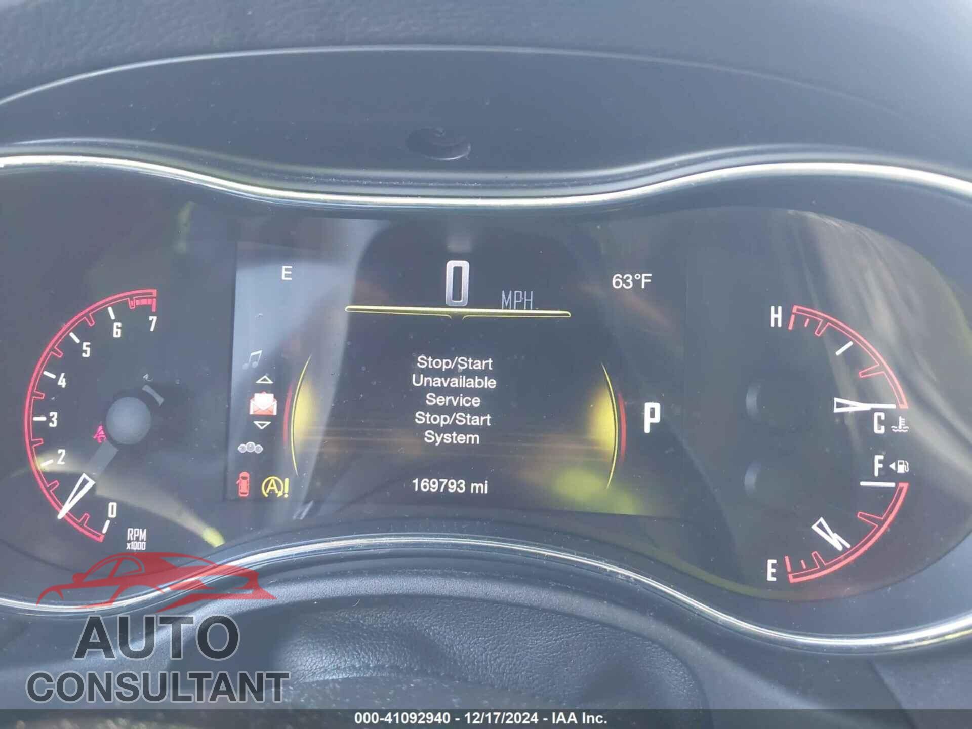 DODGE DURANGO 2017 - 1C4RDJDG3HC871770