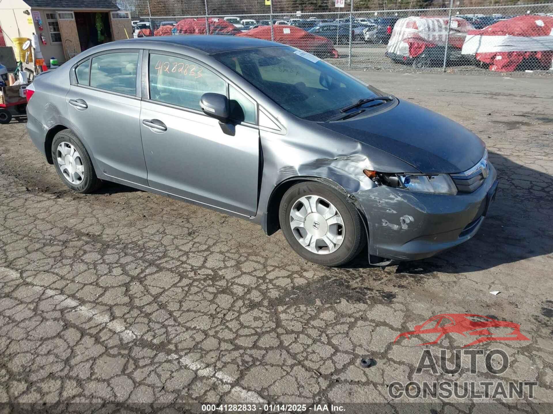 HONDA CIVIC HYBRID 2012 - JHMFB4F25CS005156