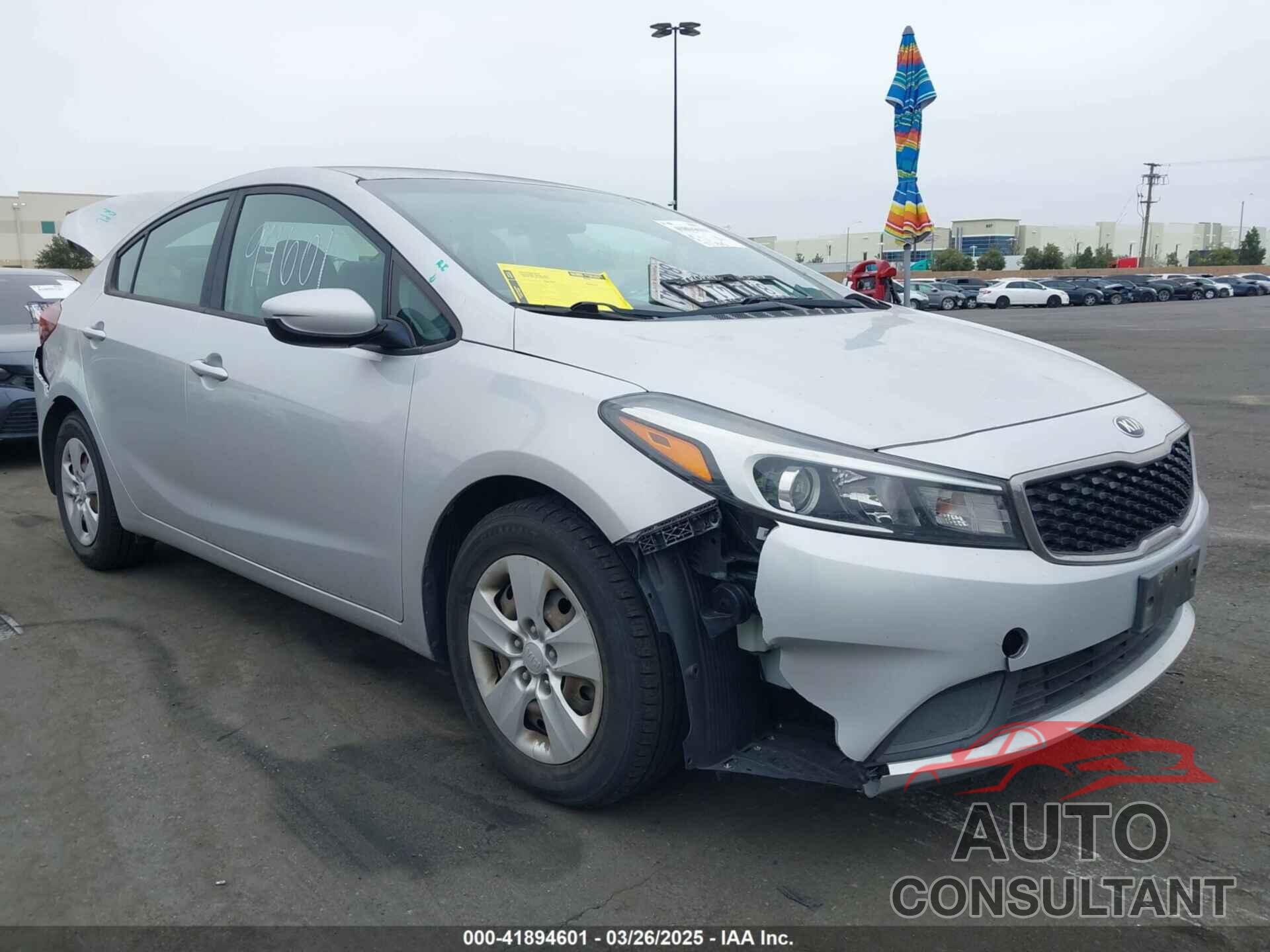 KIA FORTE 2017 - 3KPFK4A74HE100015