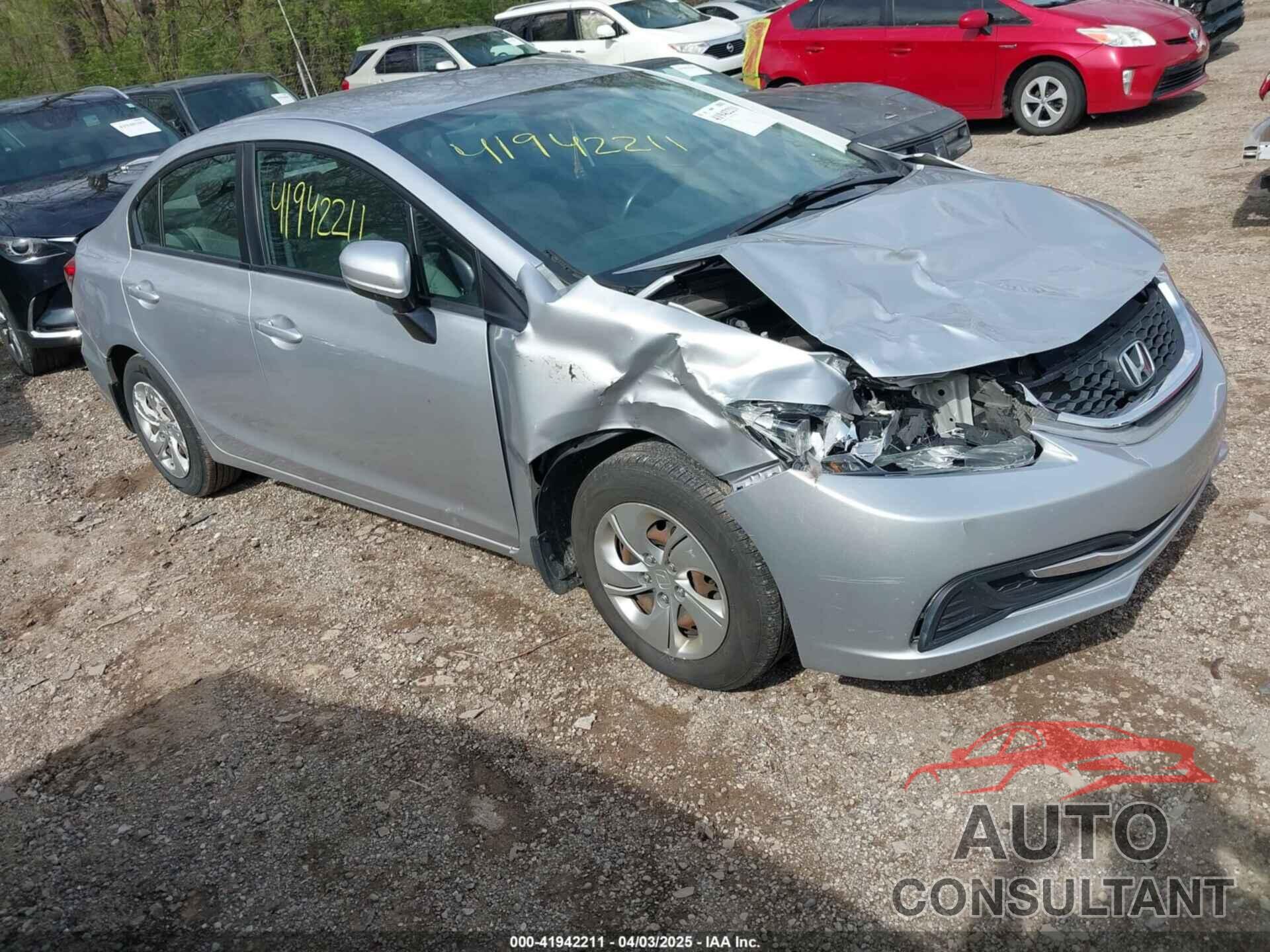 HONDA CIVIC 2014 - 19XFB2F59EE010303