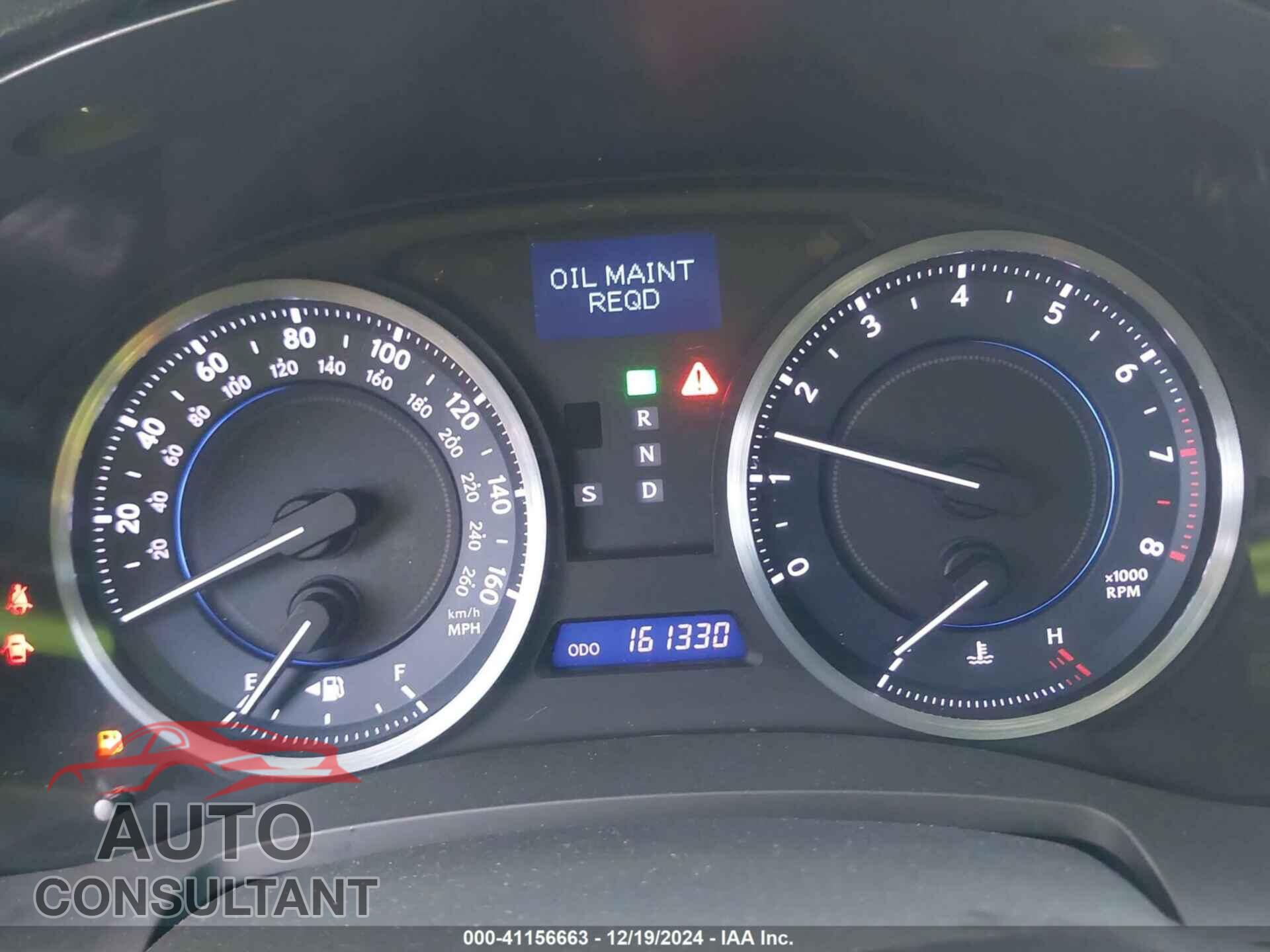 LEXUS IS 250 2012 - JTHBF5C2XC5176822