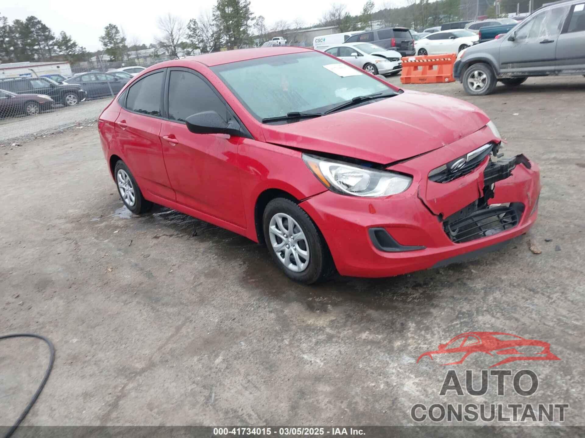 HYUNDAI ACCENT 2012 - KMHCT4AE4CU248511