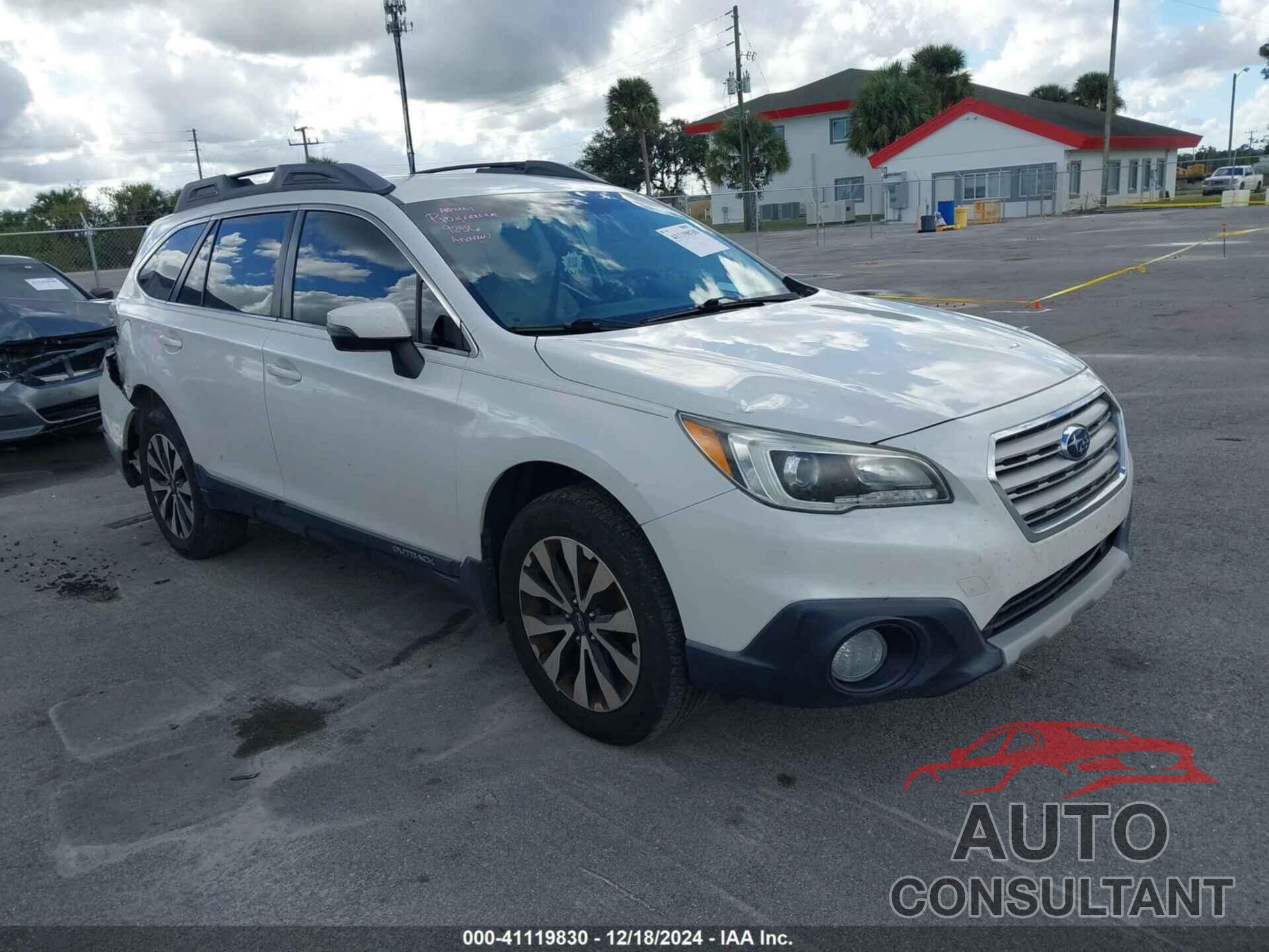SUBARU OUTBACK 2015 - 4S4BSBJC9F3300789