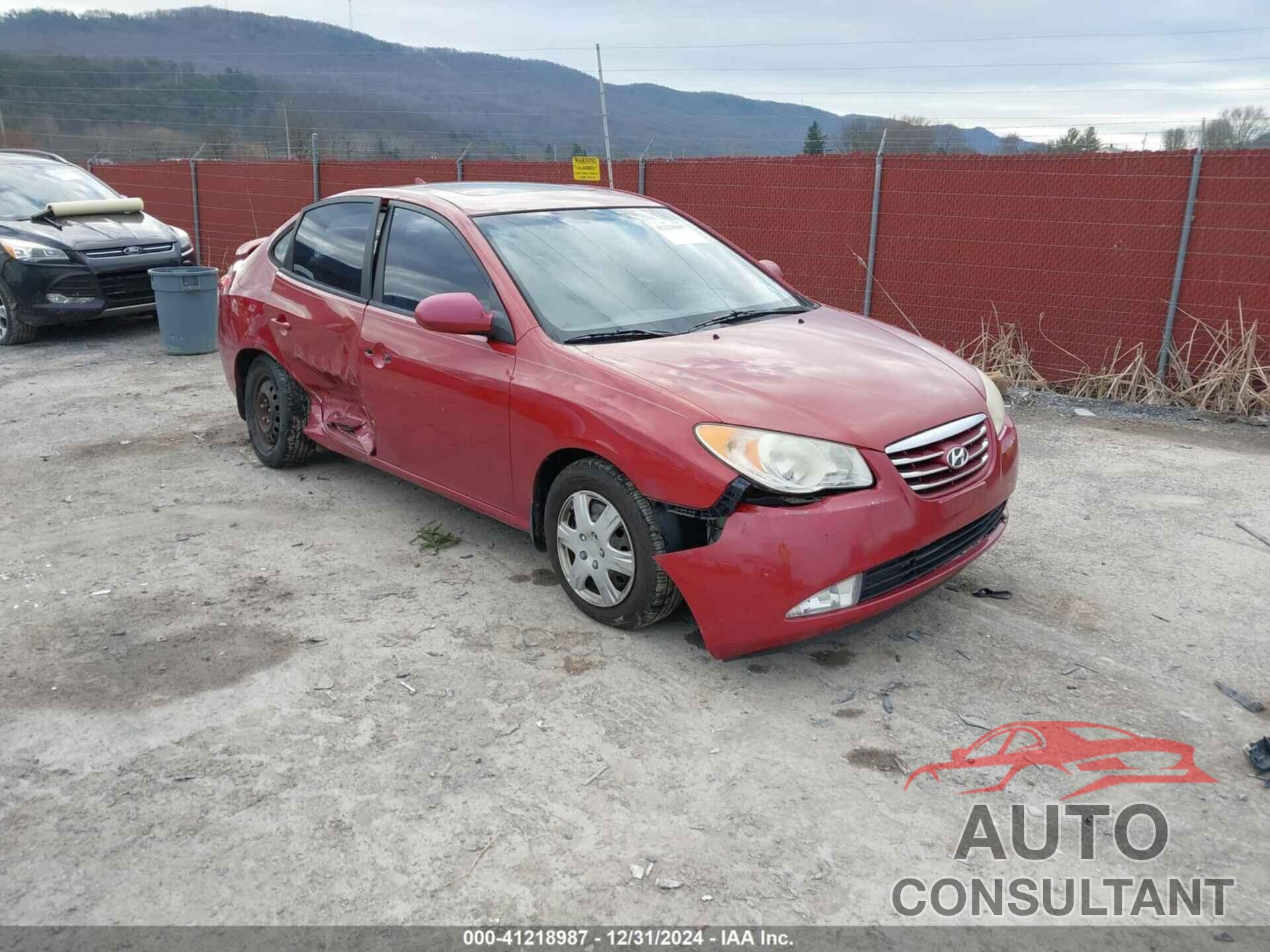 HYUNDAI ELANTRA 2010 - KMHDU4ADXAU897624