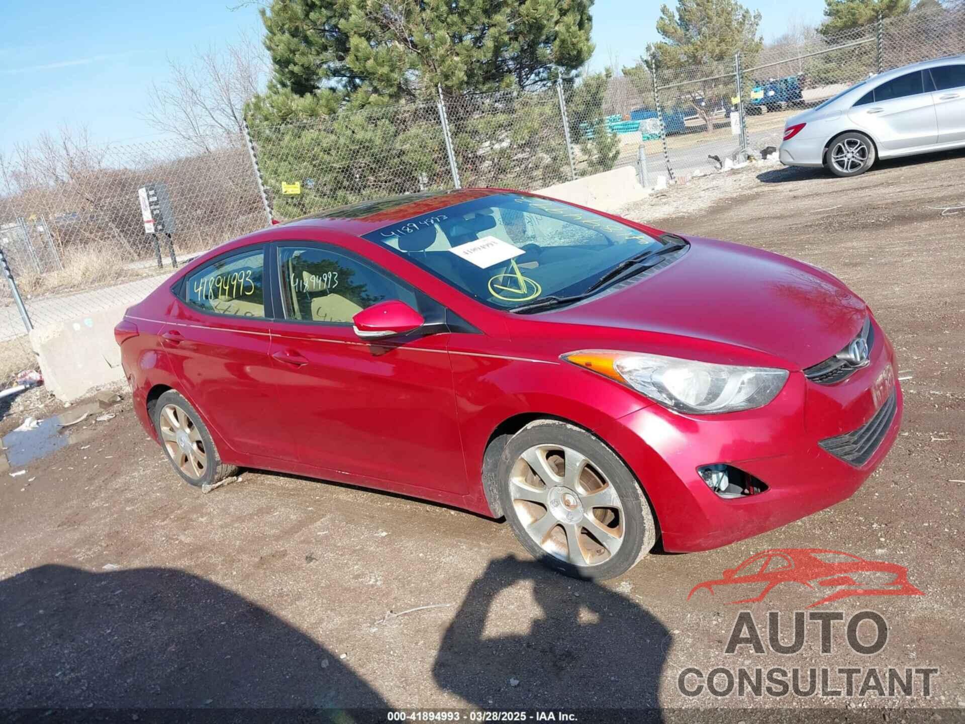 HYUNDAI ELANTRA 2011 - KMHDH4AE3BU133631