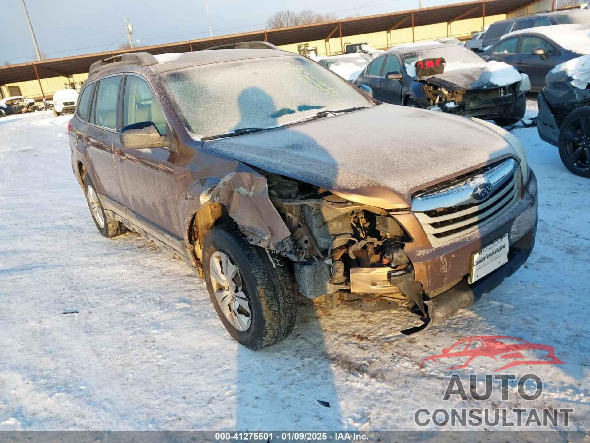 SUBARU OUTBACK 2011 - 4S4BRCAC4B3318290