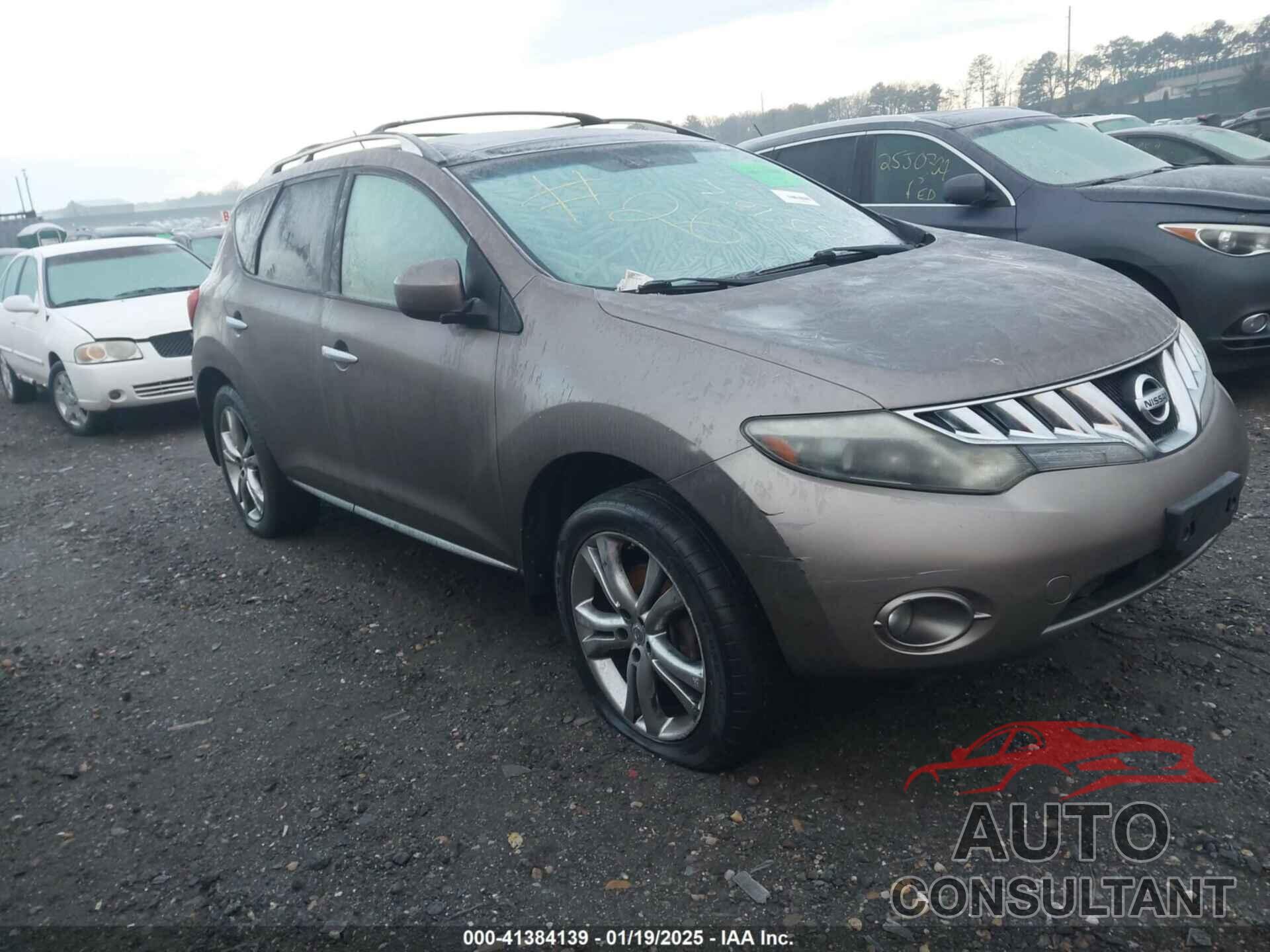 NISSAN MURANO 2009 - JN8AZ18W79W109210