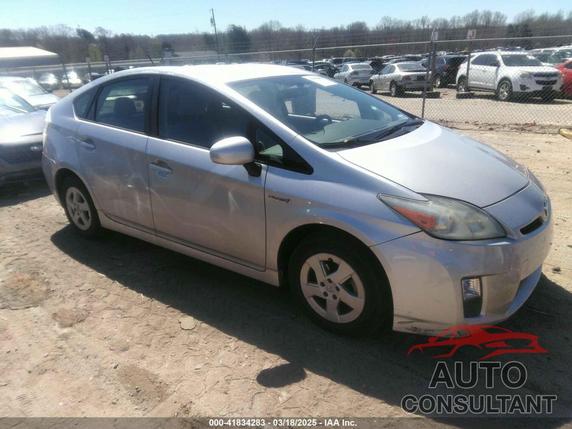 TOYOTA PRIUS 2010 - JTDKN3DU0A0033753
