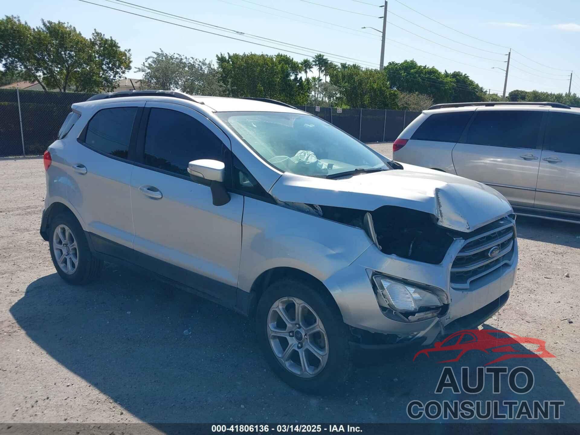 FORD ECOSPORT 2020 - MAJ3S2GE8LC335181