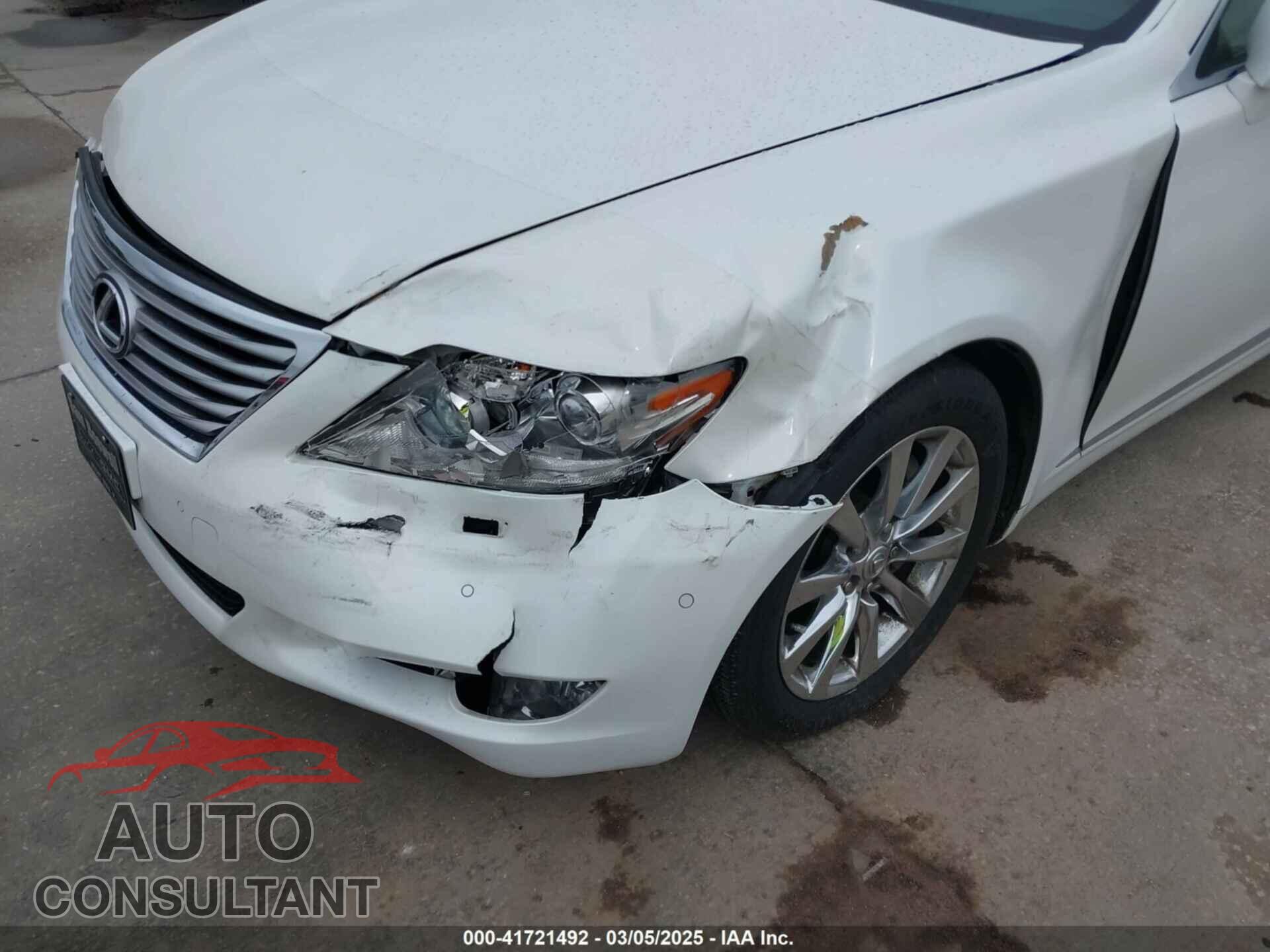 LEXUS LS 460 2012 - JTHBL5EF8C5110360