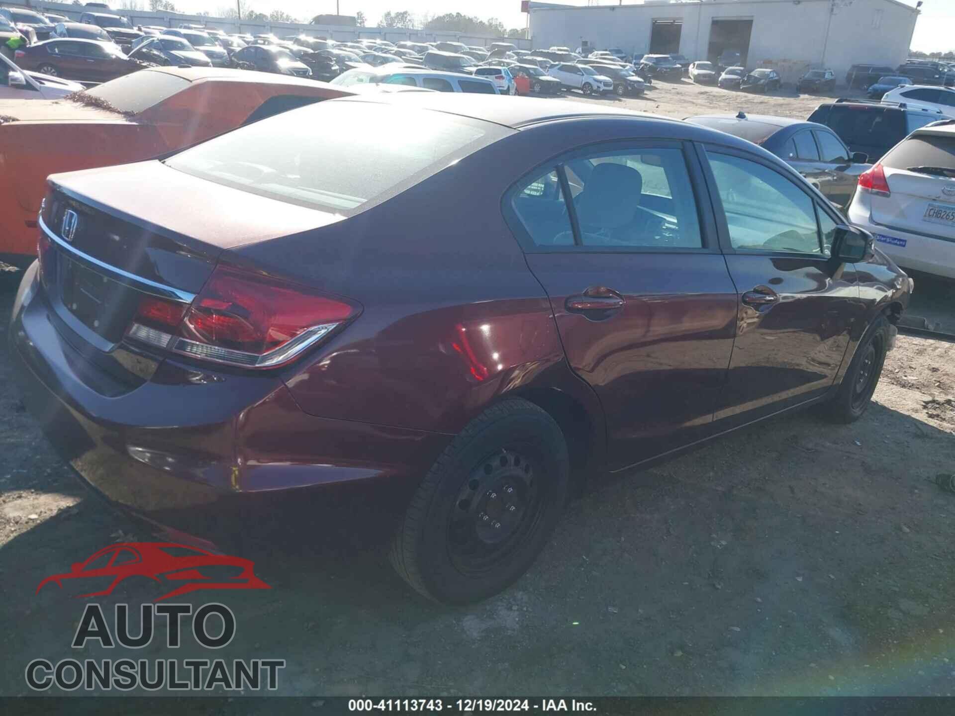 HONDA CIVIC 2013 - 19XFB2F52DE042962