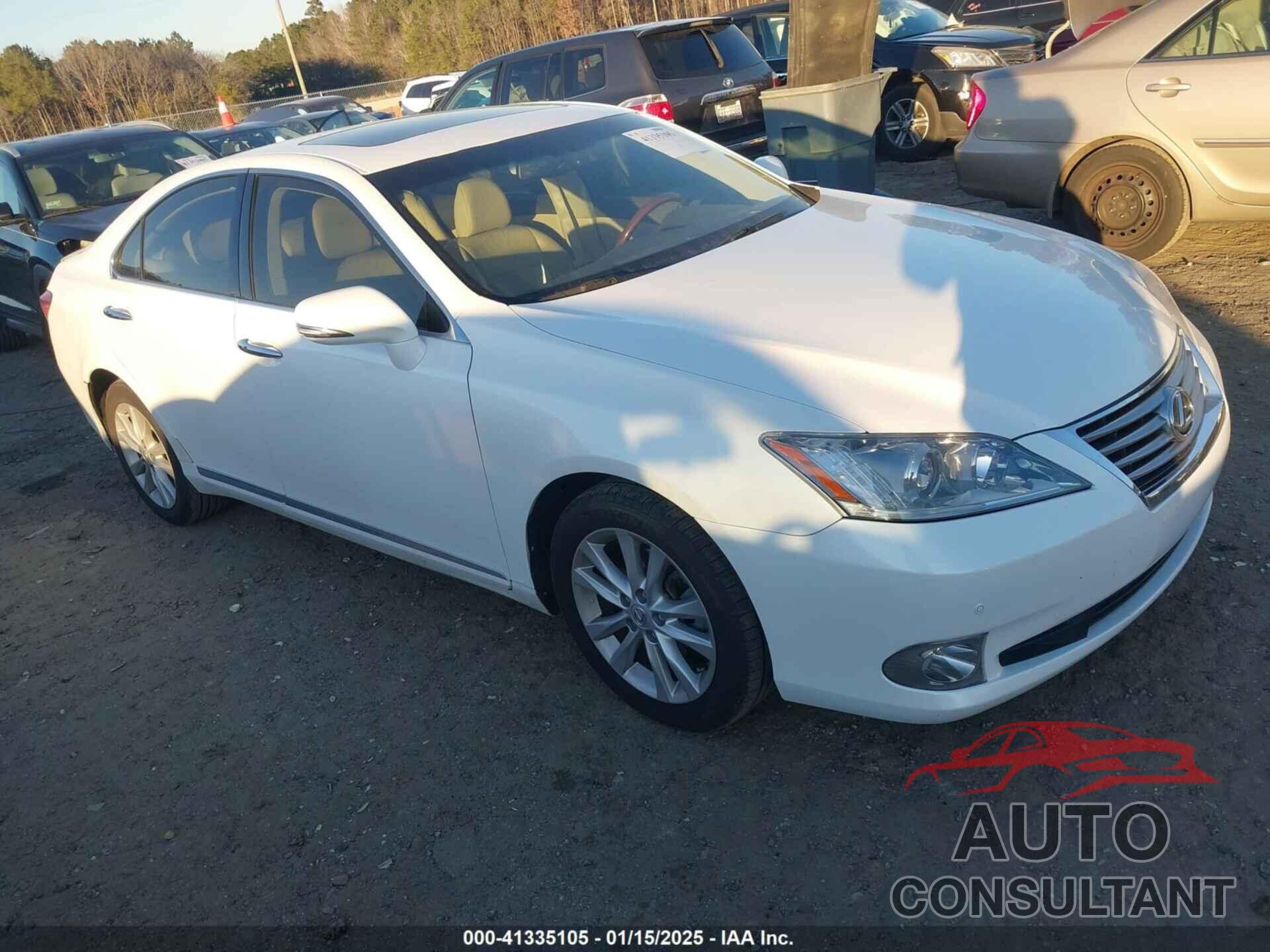 LEXUS ES 350 2012 - JTHBK1EG7C2507709