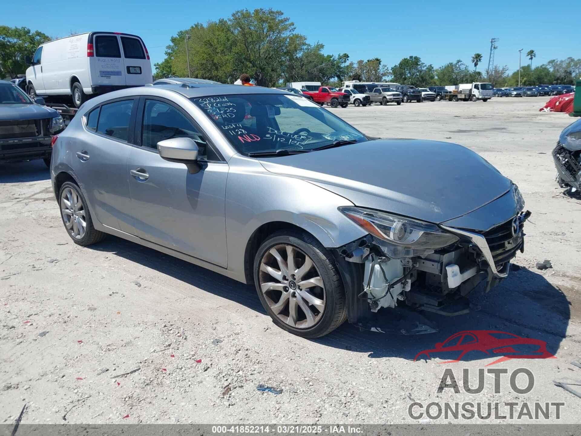 MAZDA MAZDA3 2014 - JM1BM1M31E1191128