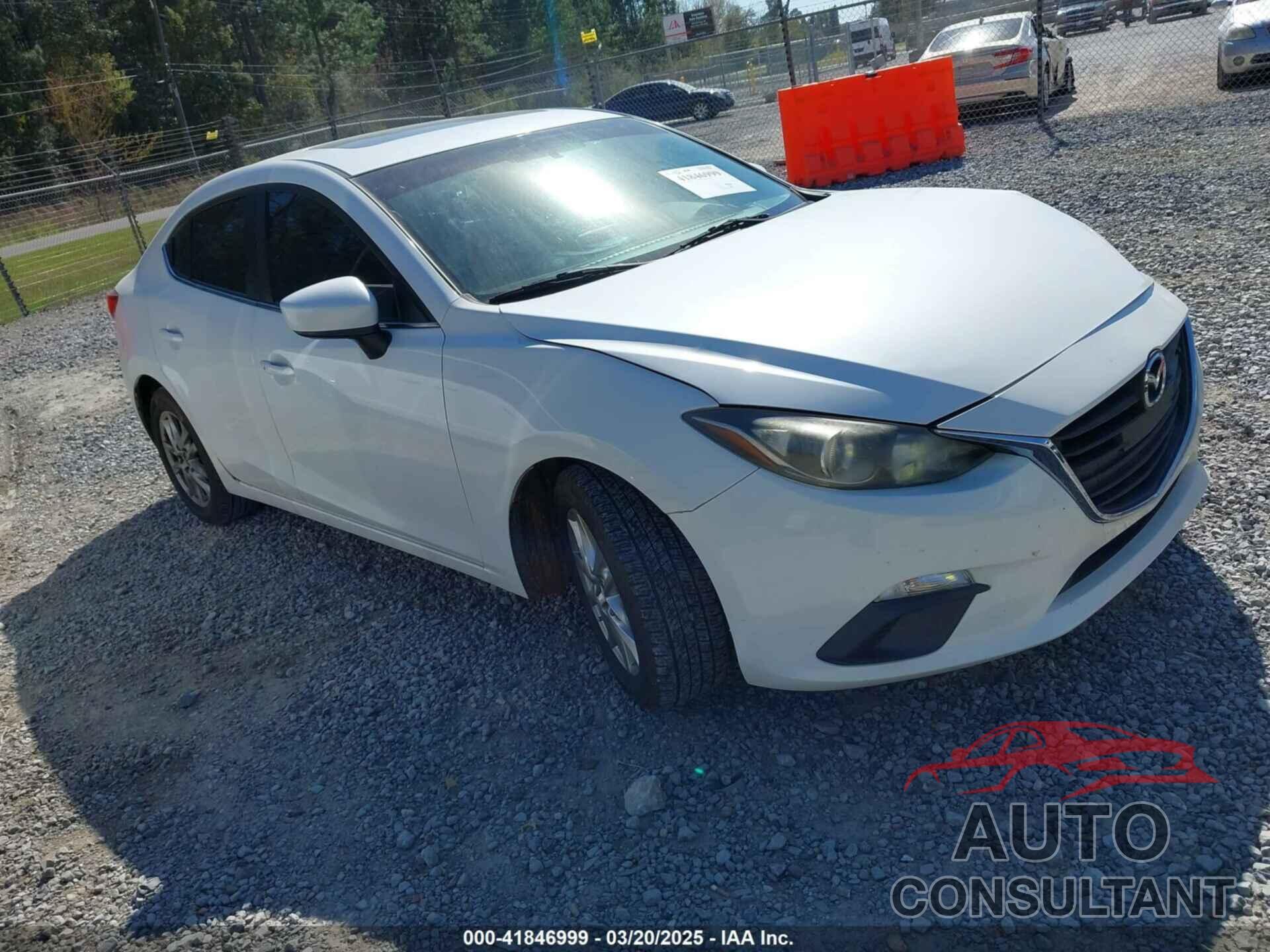 MAZDA MAZDA3 2014 - JM1BM1W73E1148300