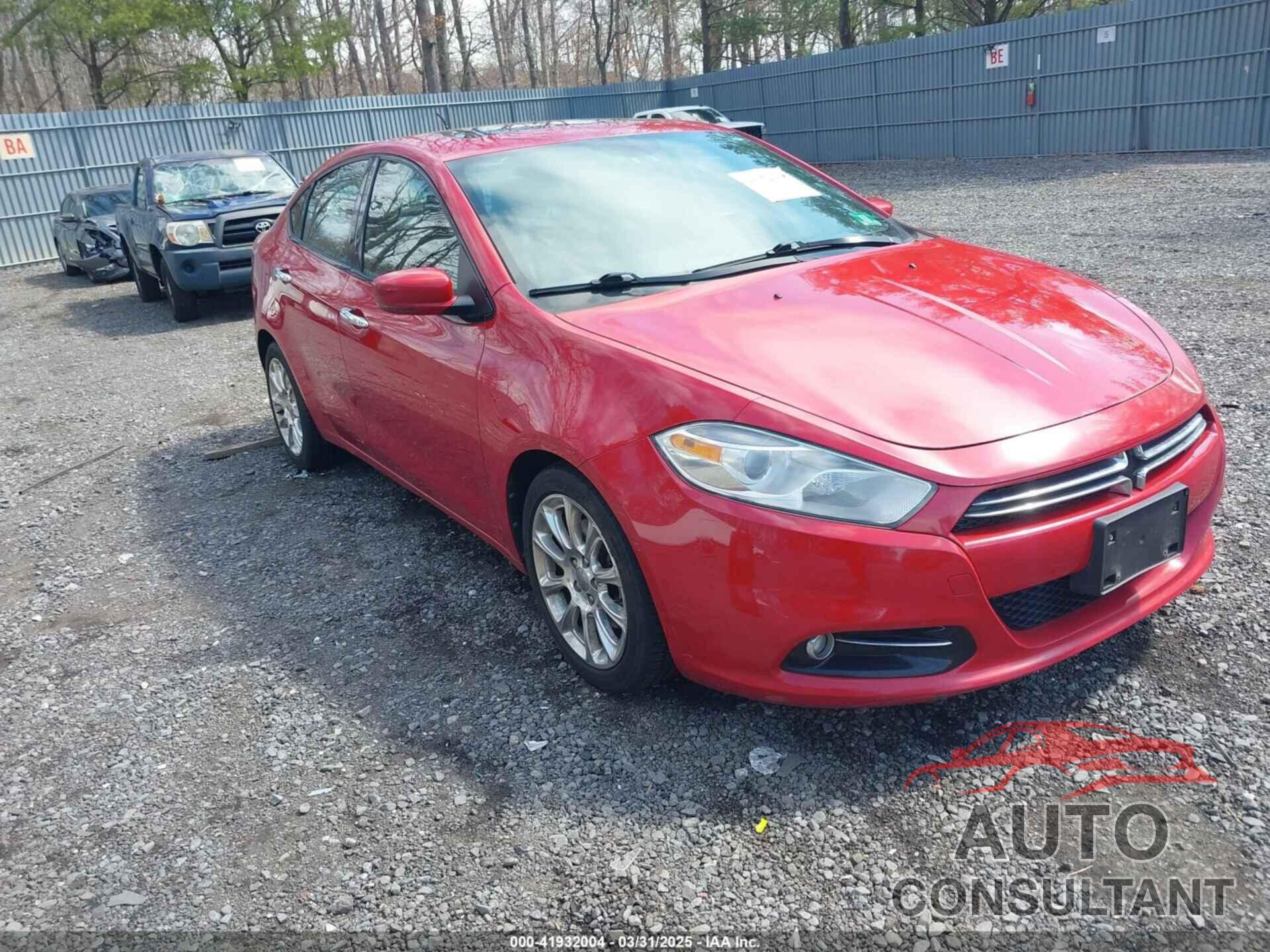 DODGE DART 2013 - 1C3CDFCH3DD134803