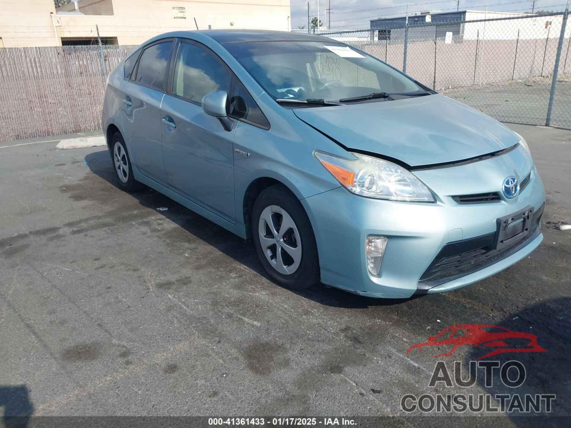 TOYOTA PRIUS 2013 - JTDKN3DU6D5699538