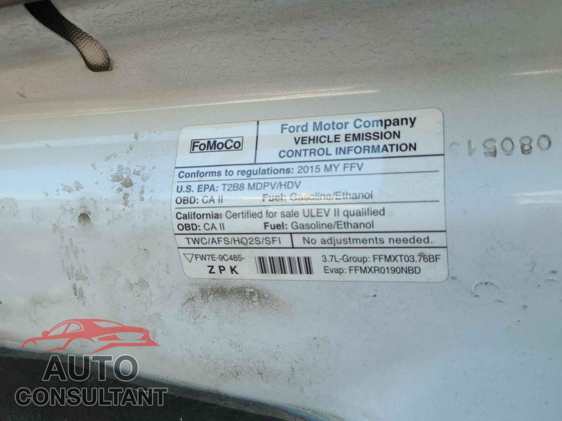FORD TRANSIT-150 2015 - 1FTNE1YM4FKB32776