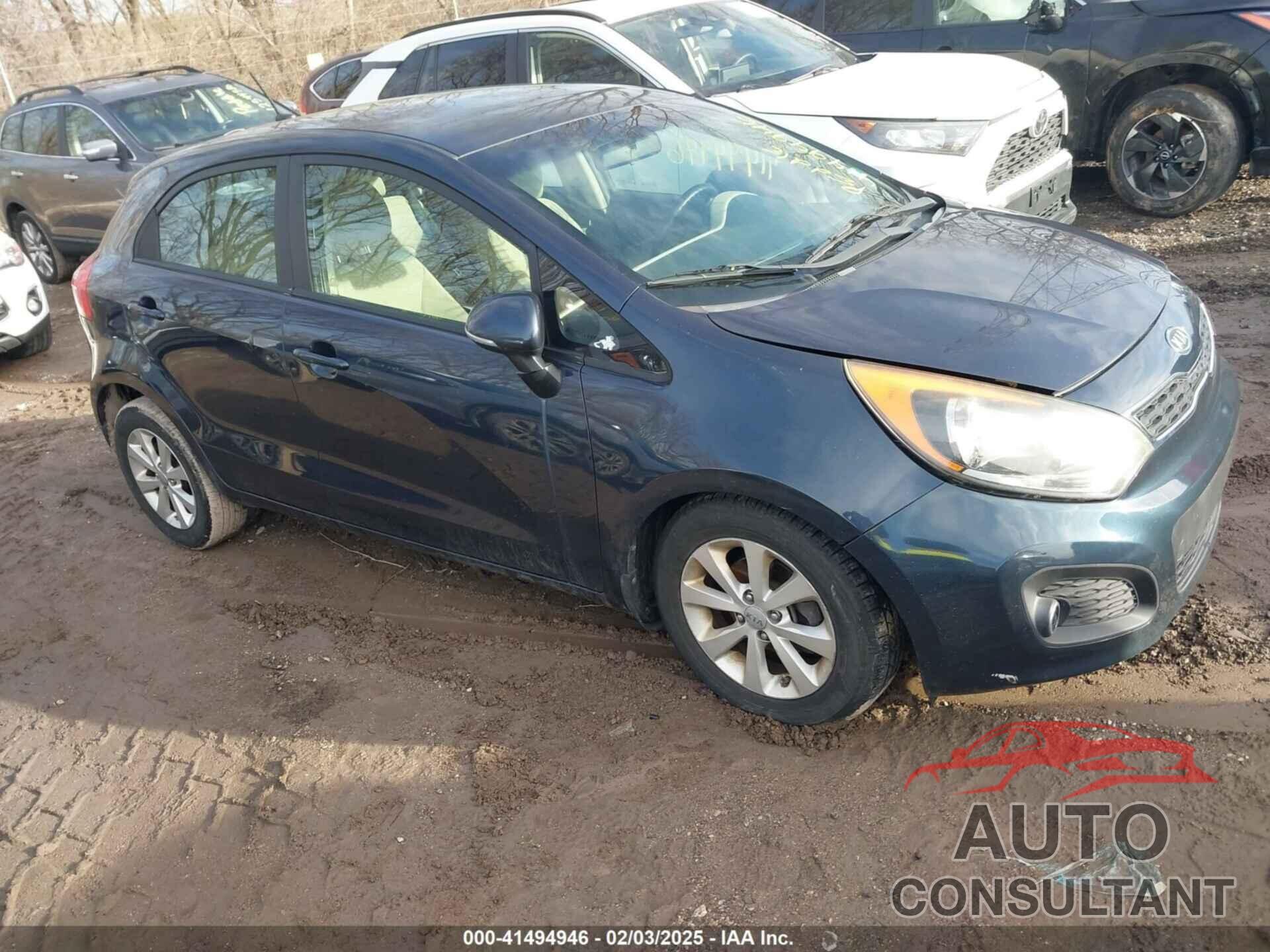 KIA RIO 2013 - KNADN5A34D6132784