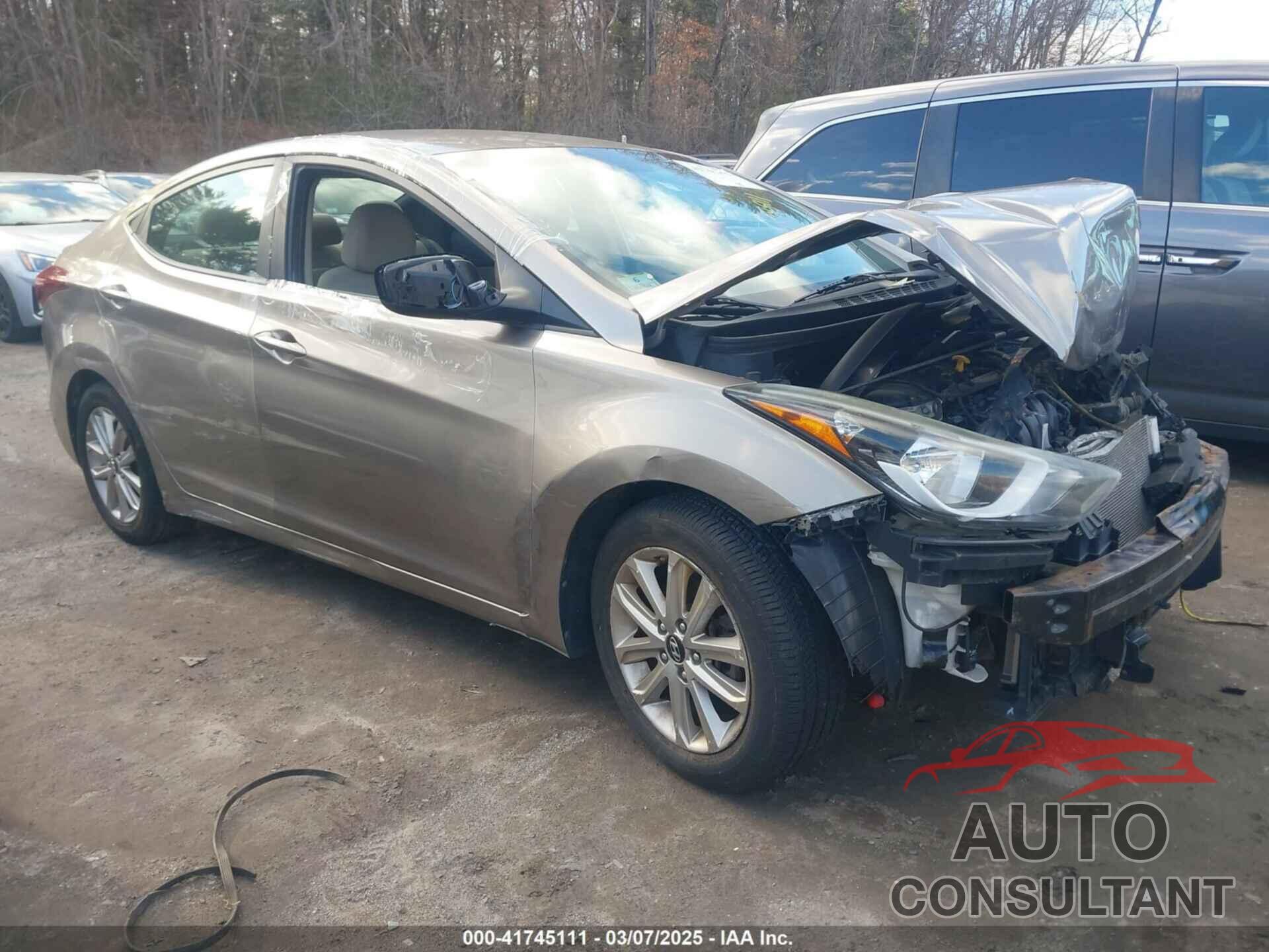 HYUNDAI ELANTRA 2014 - 5NPDH4AE6EH487713