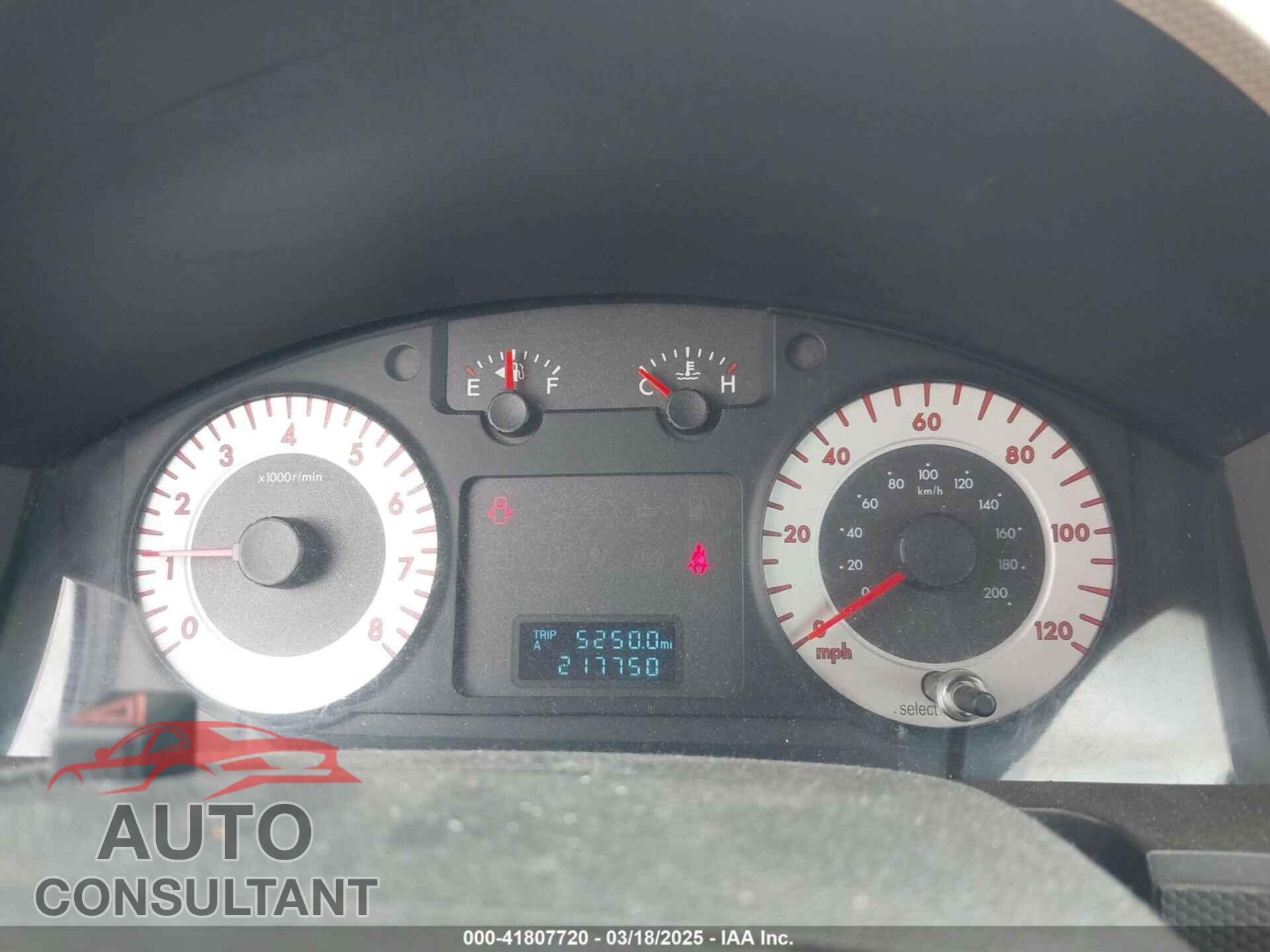MAZDA TRIBUTE 2009 - 4F2CZ02749KM09455