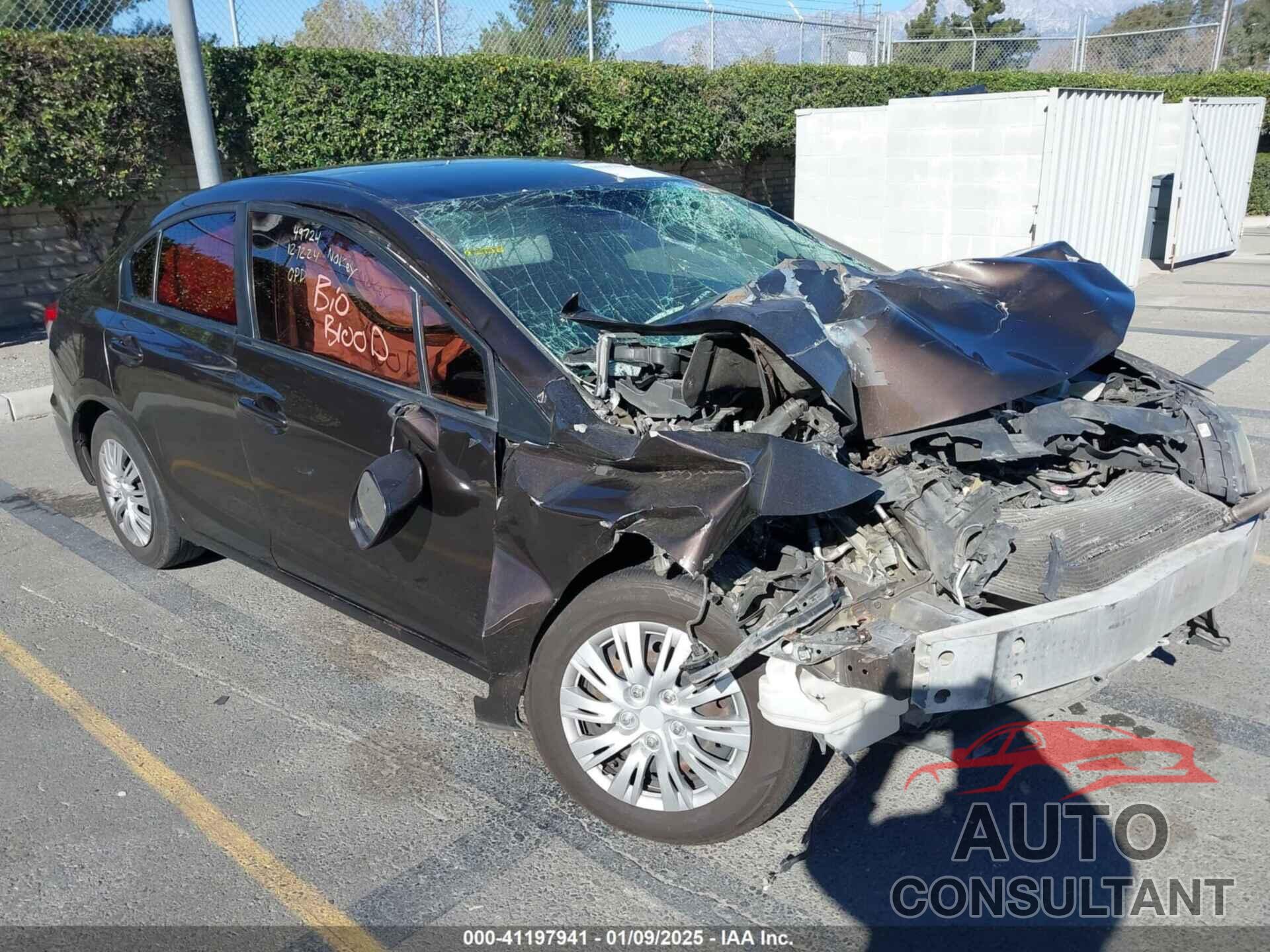 HONDA CIVIC 2013 - 2HGFB2F5XDH530255