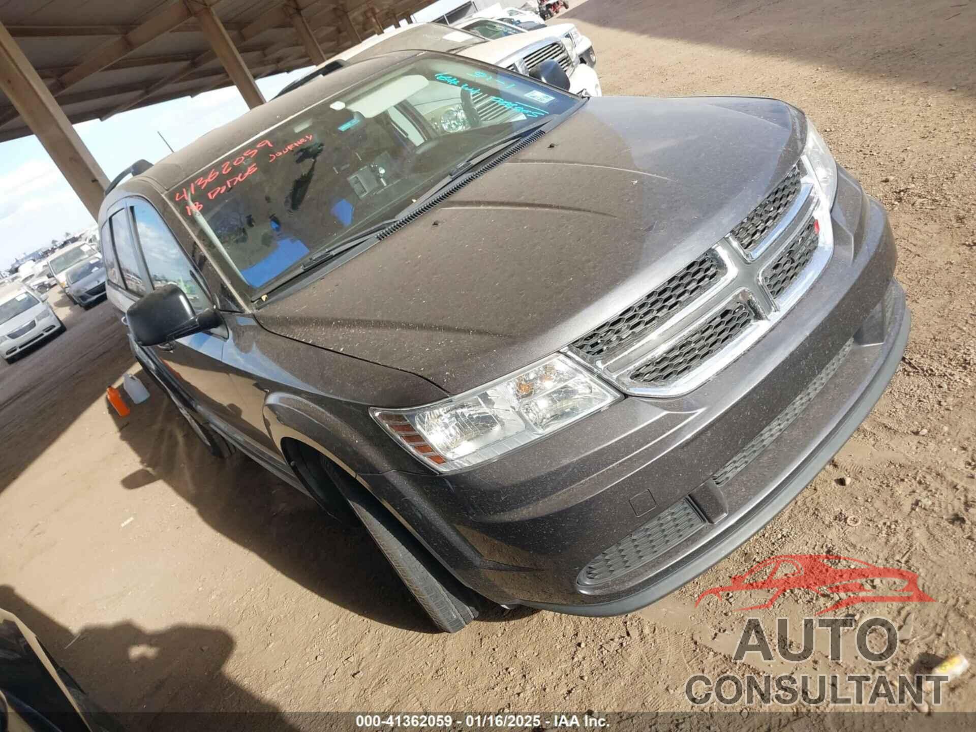DODGE JOURNEY 2018 - 3C4PDCAB0JT508350