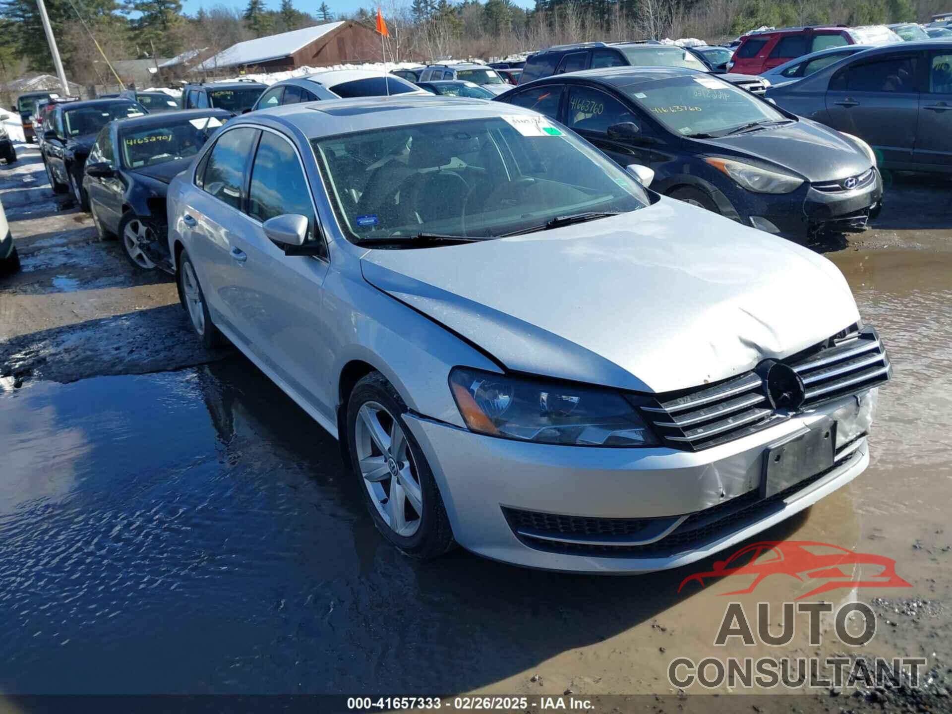 VOLKSWAGEN PASSAT 2012 - 1VWBP7A34CC072244