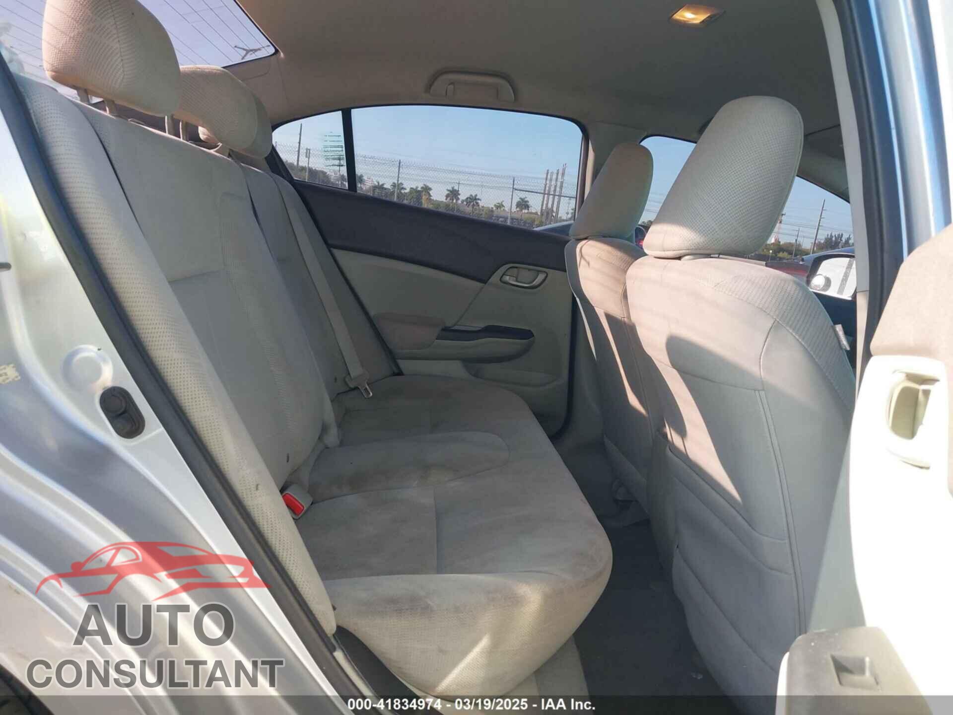 HONDA CIVIC 2012 - 19XFB2F53CE061762