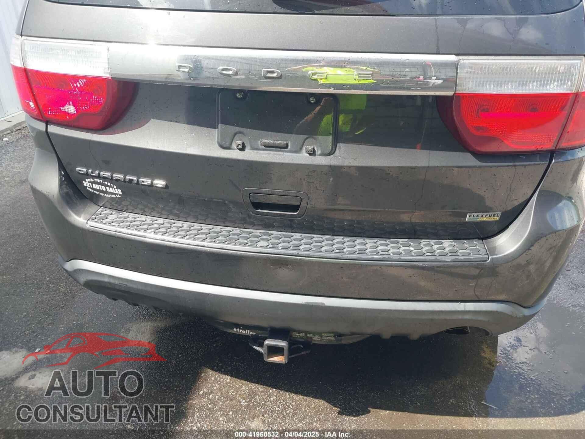DODGE DURANGO 2011 - 1D4RD2GG2BC741605