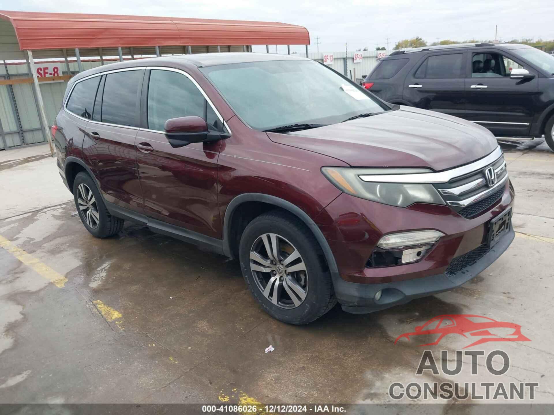 HONDA PILOT 2016 - 5FNYF6H59GB024314