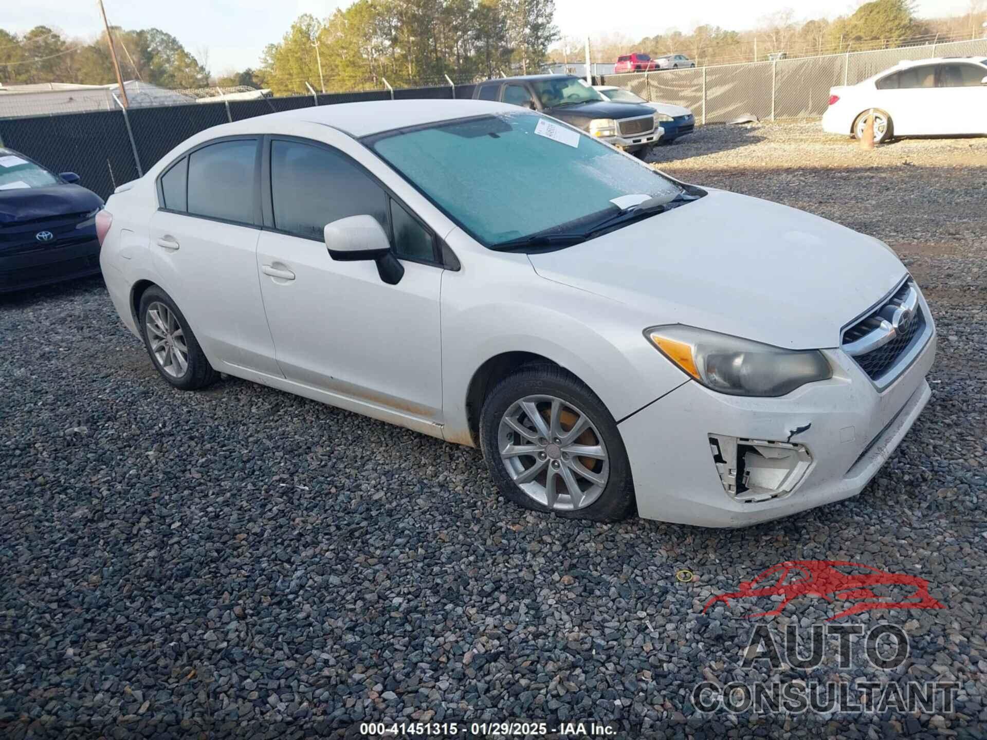 SUBARU IMPREZA 2012 - JF1GJAC66CH020105
