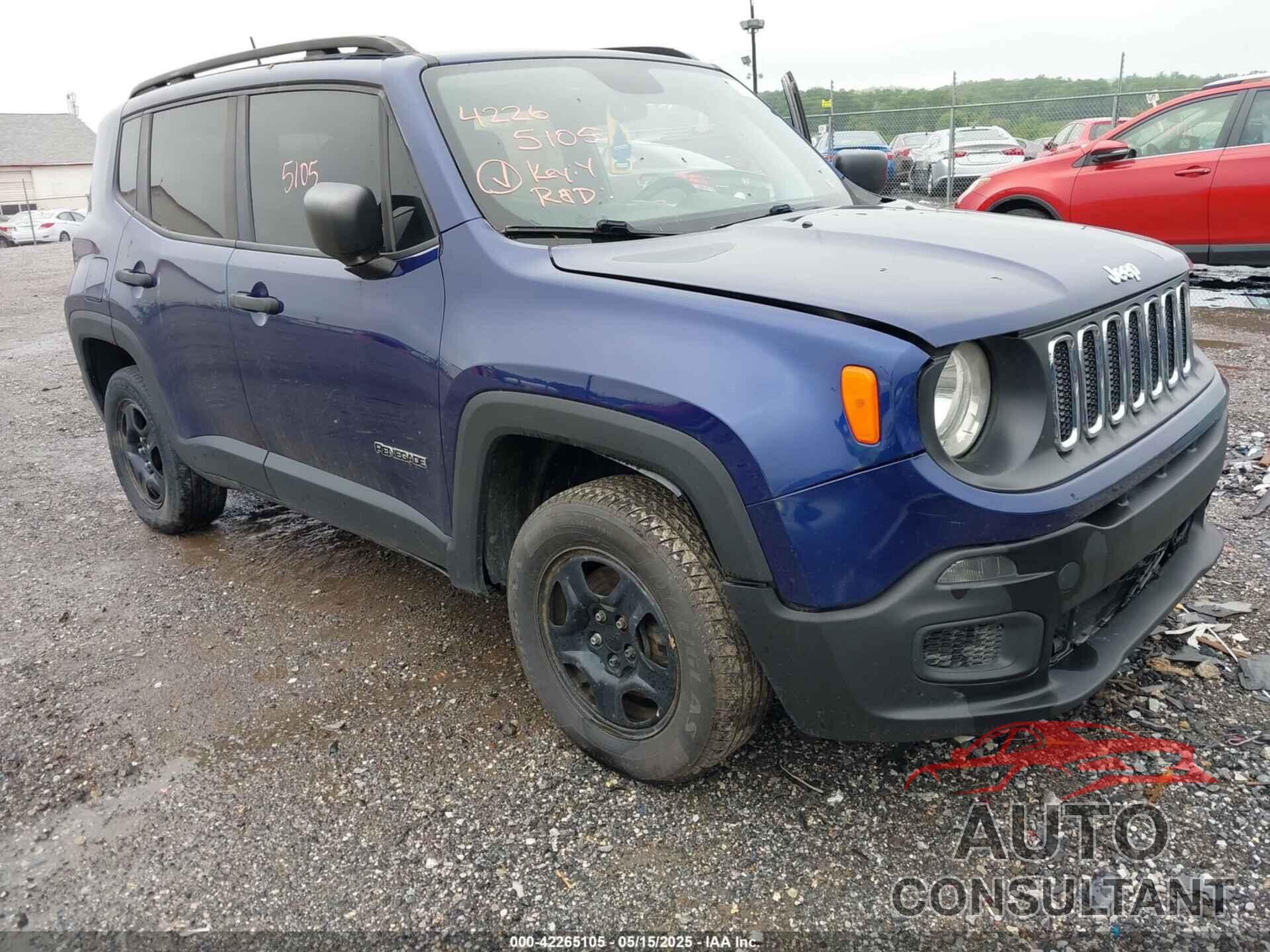JEEP RENEGADE 2018 - ZACCJBAB8JPJ48010