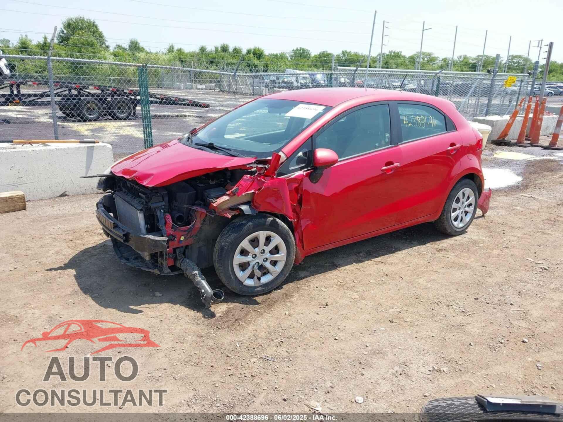 KIA RIO5 2012 - KNADM5A33C6016302