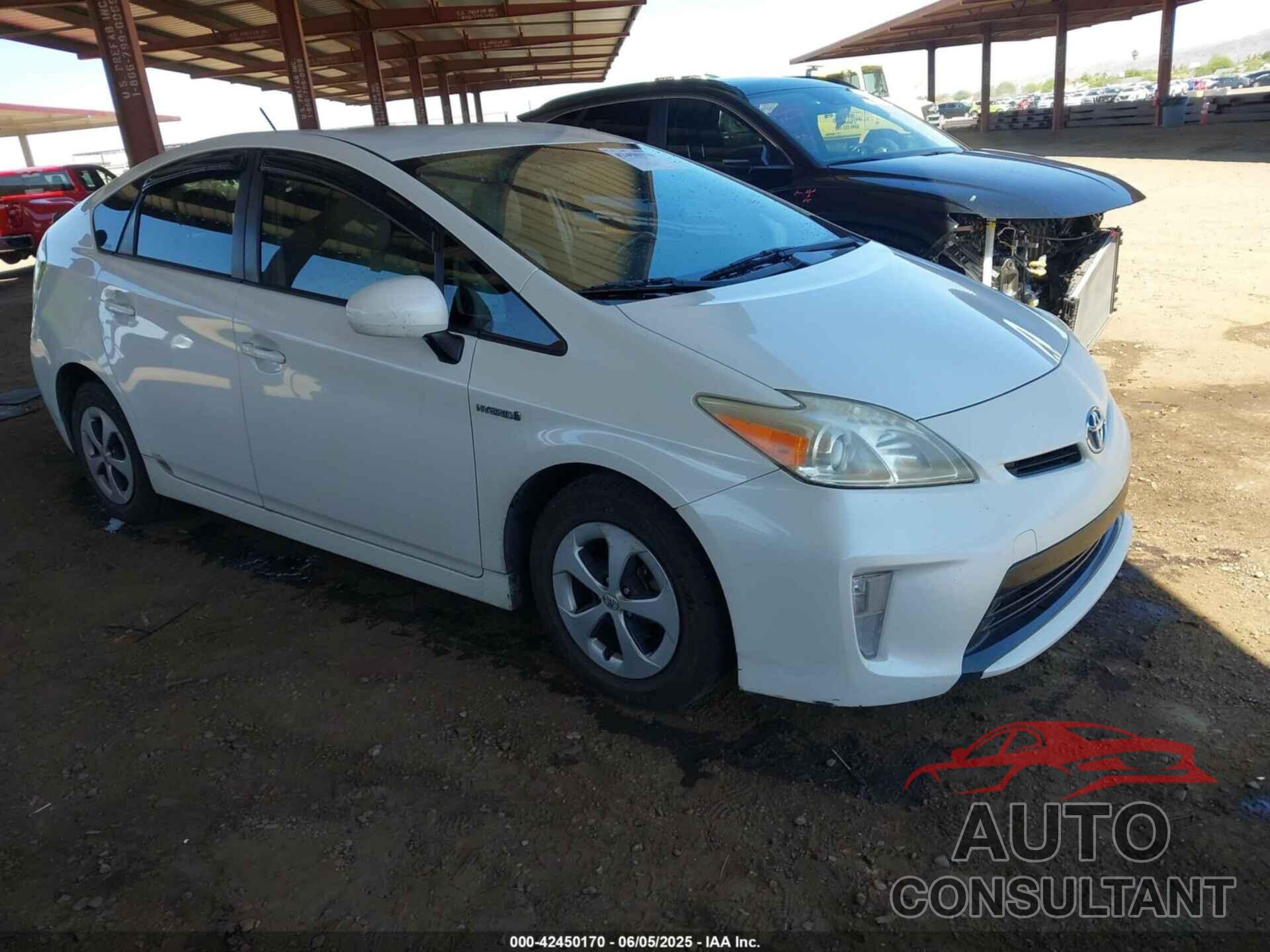 TOYOTA PRIUS 2012 - JTDKN3DU8C5412652