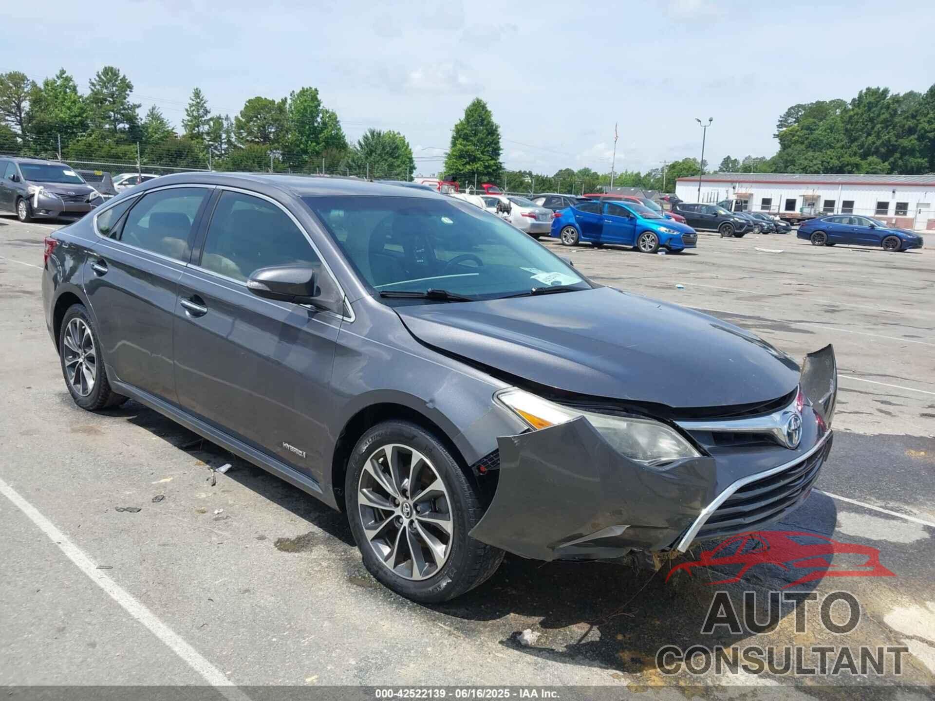 TOYOTA AVALON HYBRID 2016 - 4T1BD1EB9GU051573