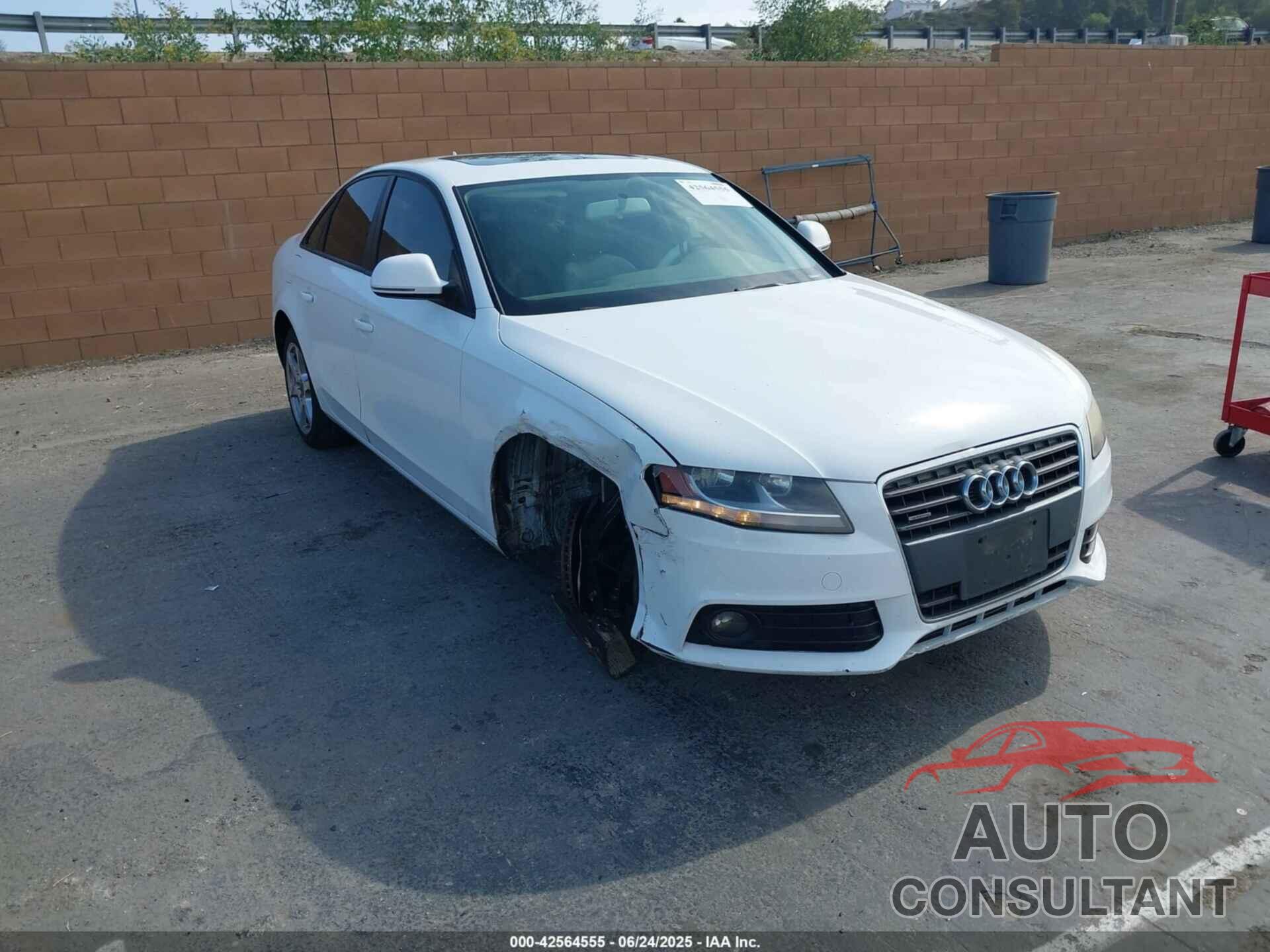 AUDI A4 2009 - WAULF78K39A140168