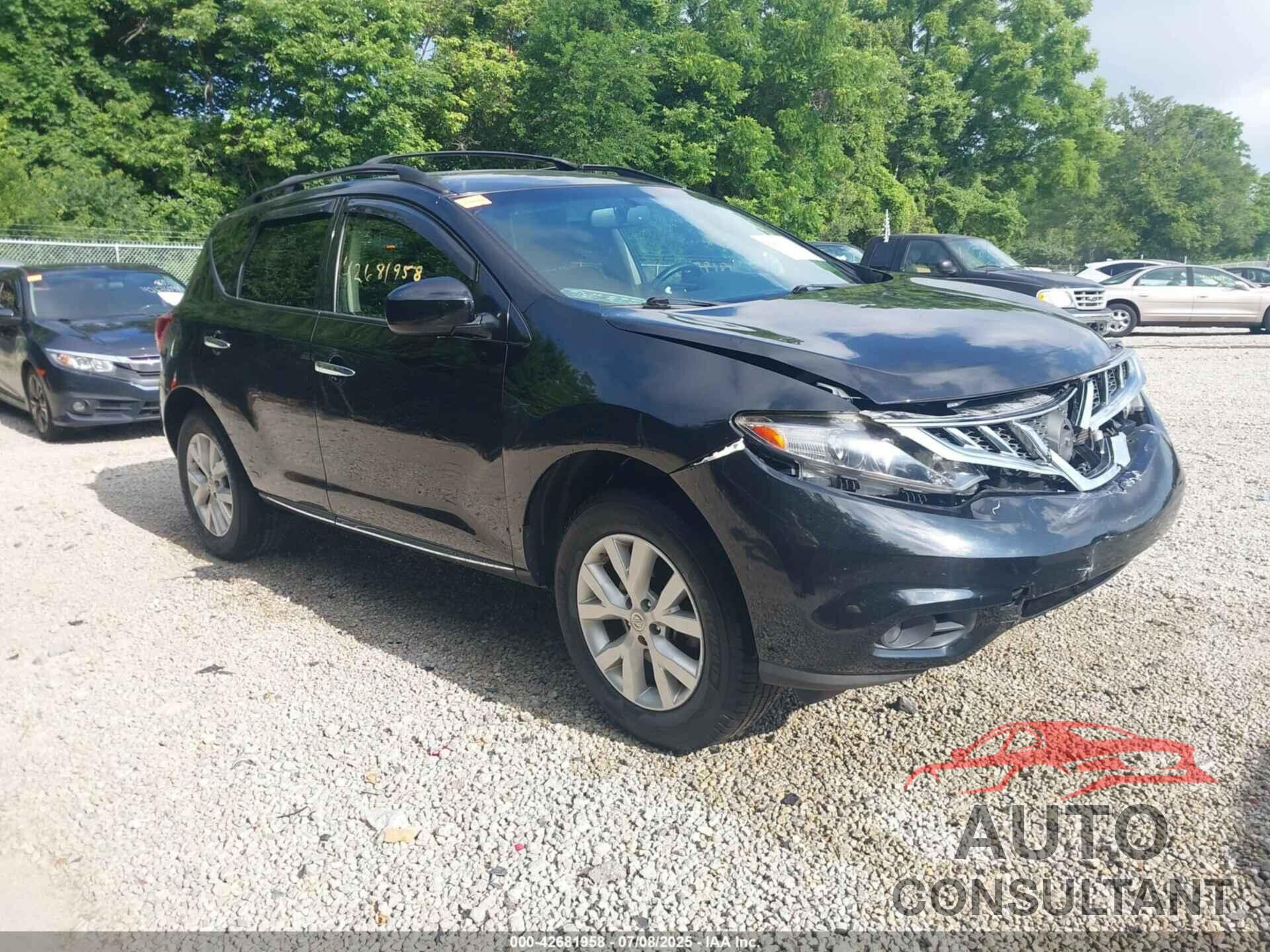 NISSAN MURANO 2013 - JN8AZ1MW9DW323419