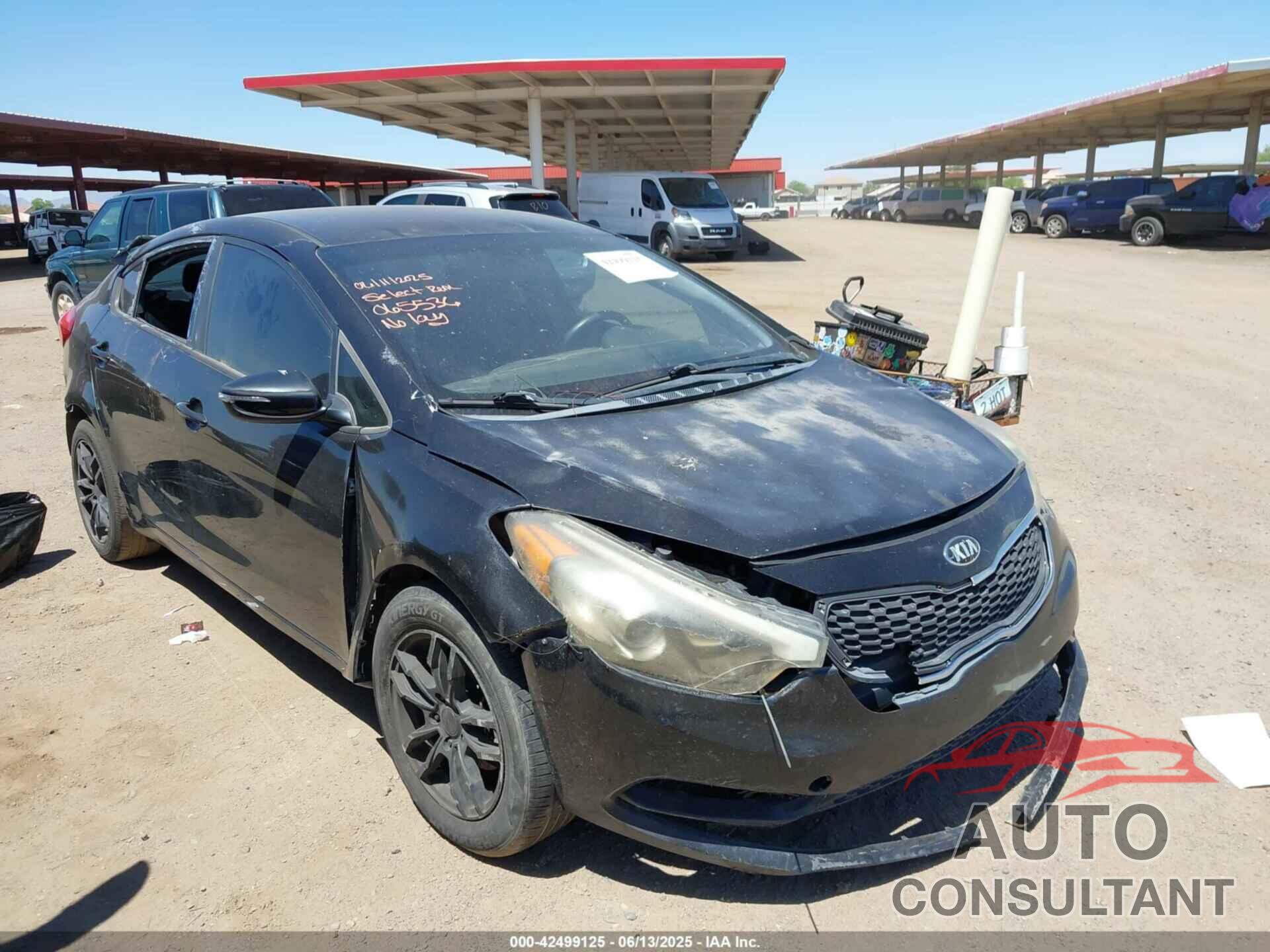 KIA FORTE 2014 - KNAFX4A62E5065536