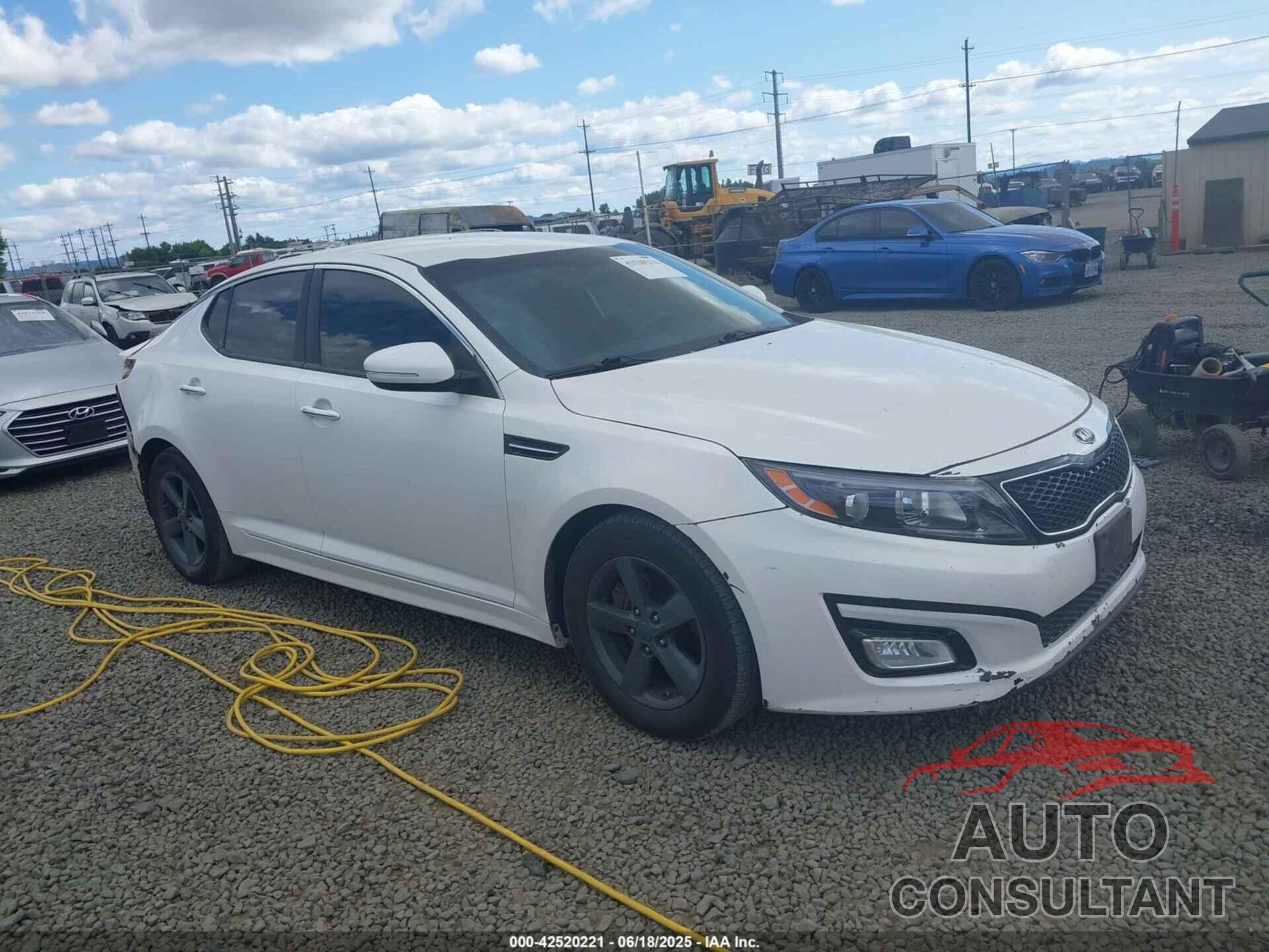 KIA OPTIMA 2015 - KNAGM4A76F5622830