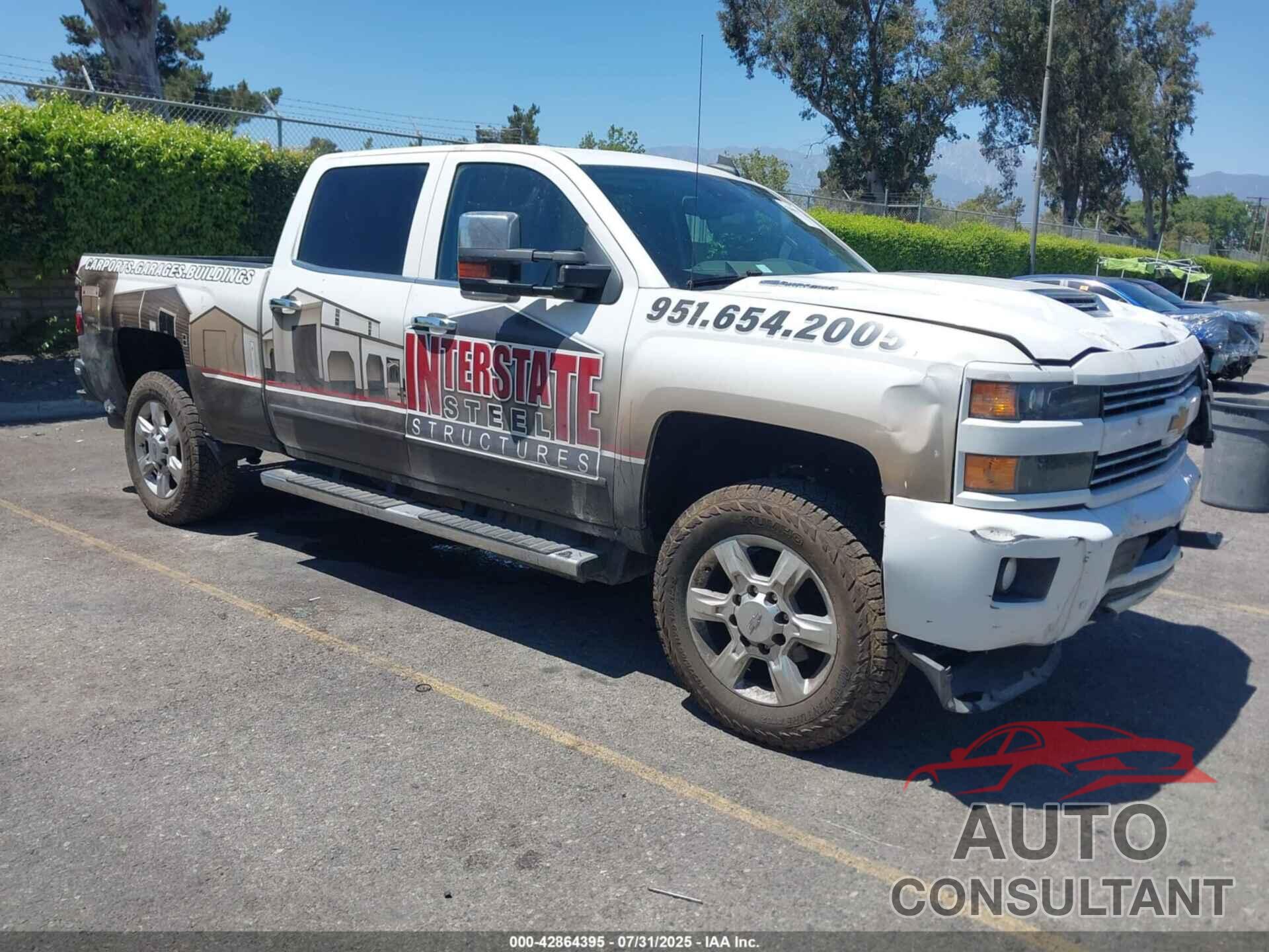 CHEVROLET SILVERADO 2500HD 2018 - 1GC1KWEY7JF154848
