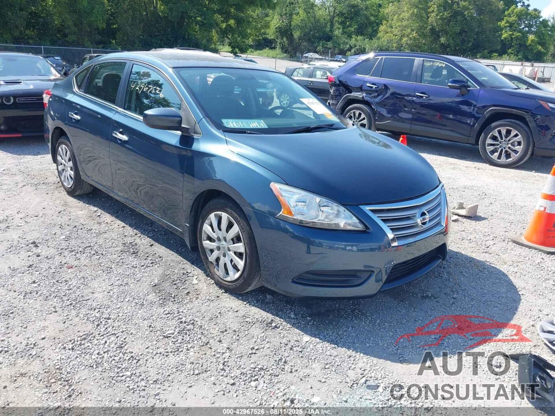 NISSAN SENTRA 2013 - 3N1AB7AP5DL790555