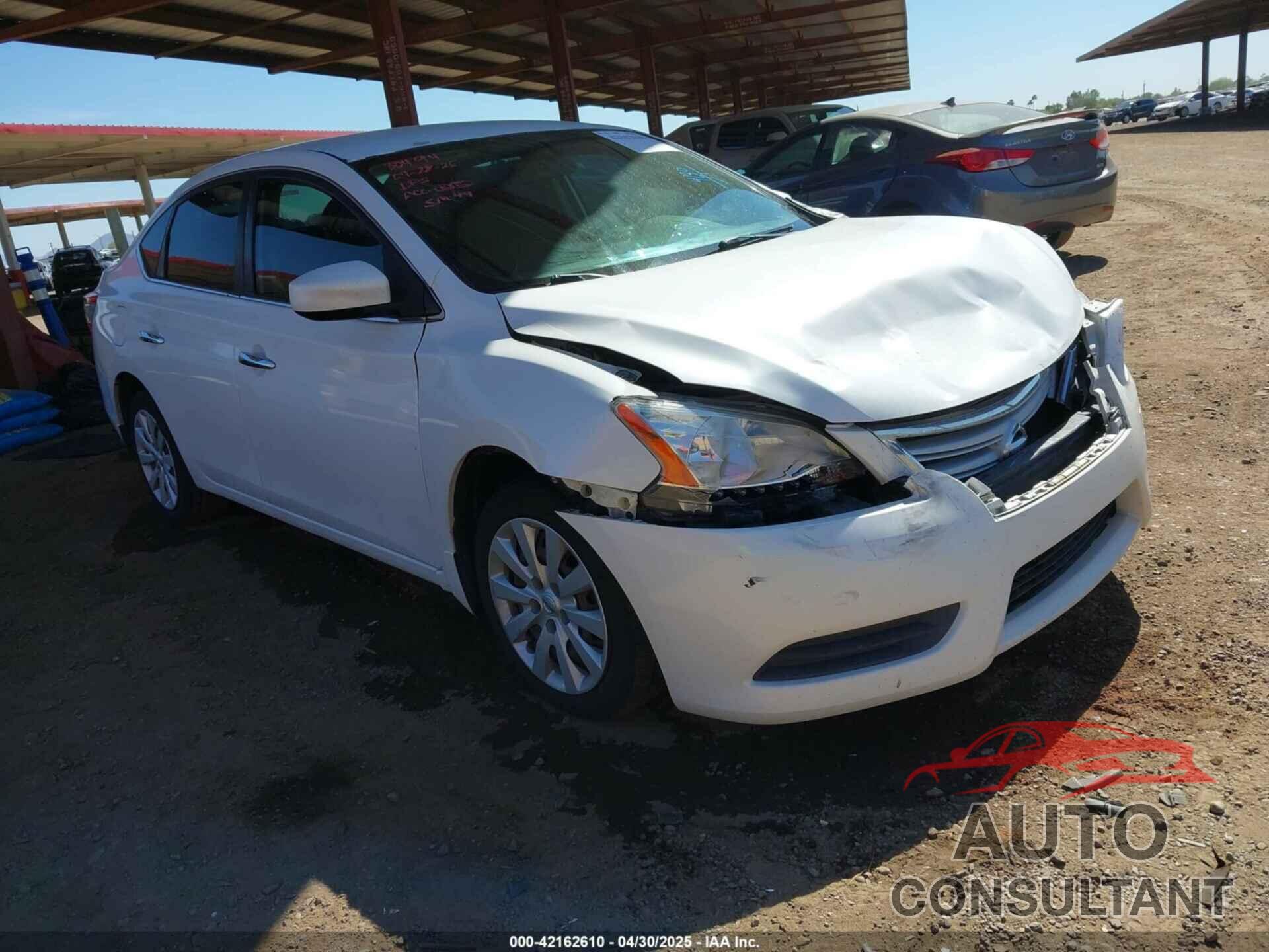 NISSAN SENTRA 2015 - 3N1AB7APXFY302979