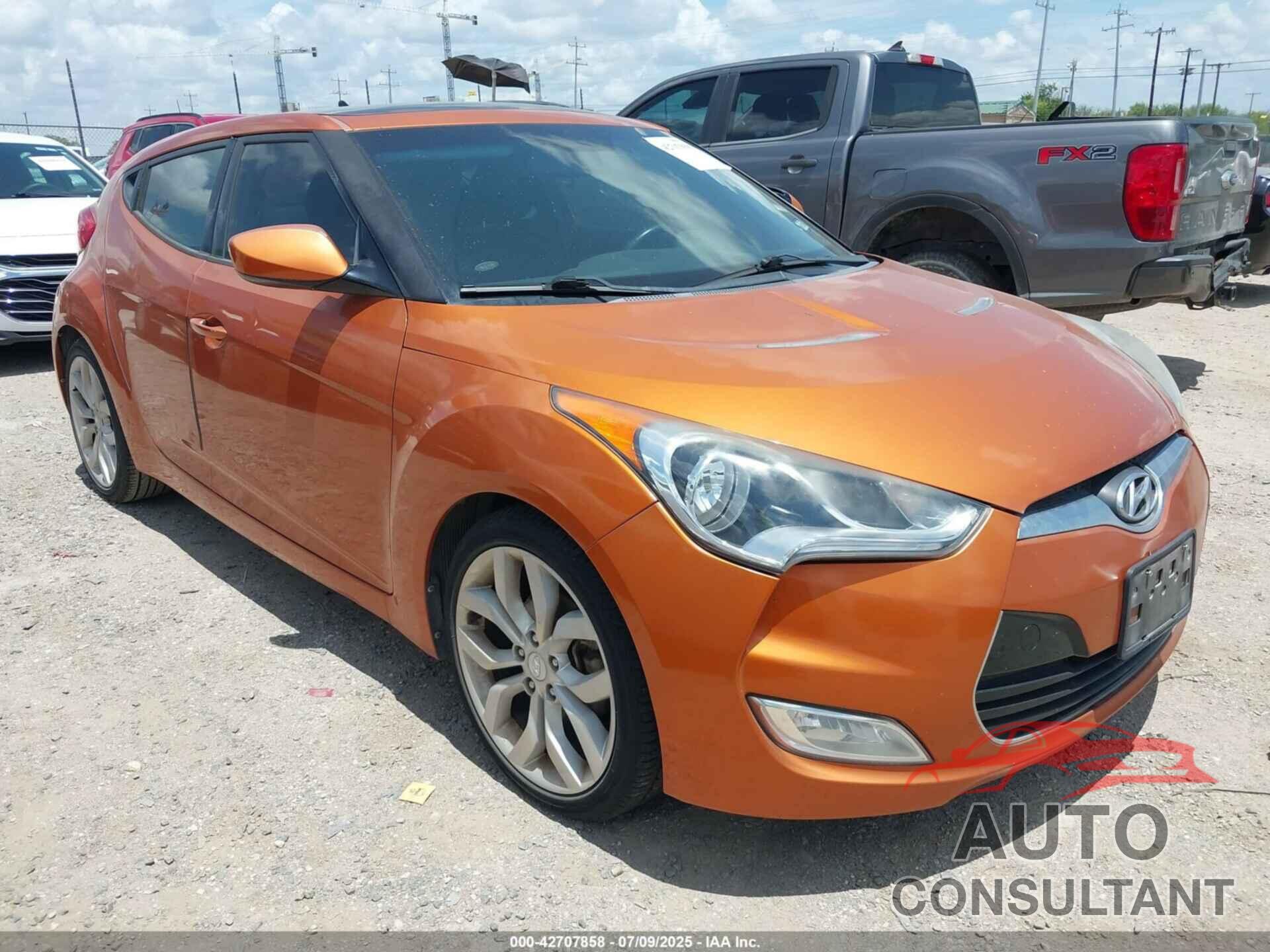 HYUNDAI VELOSTER 2013 - KMHTC6AD0DU147017