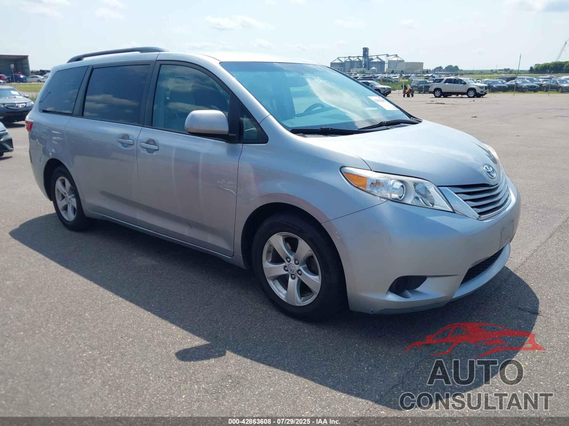 TOYOTA SIENNA 2016 - 5TDKK3DC7GS750060
