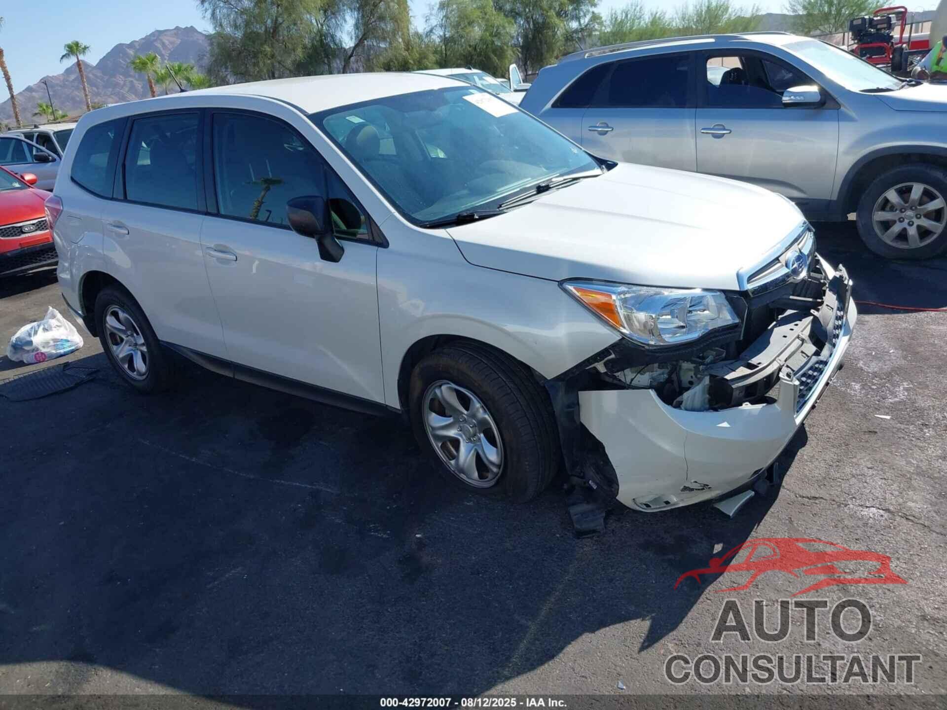 SUBARU FORESTER 2015 - JF2SJAAC3FH831704